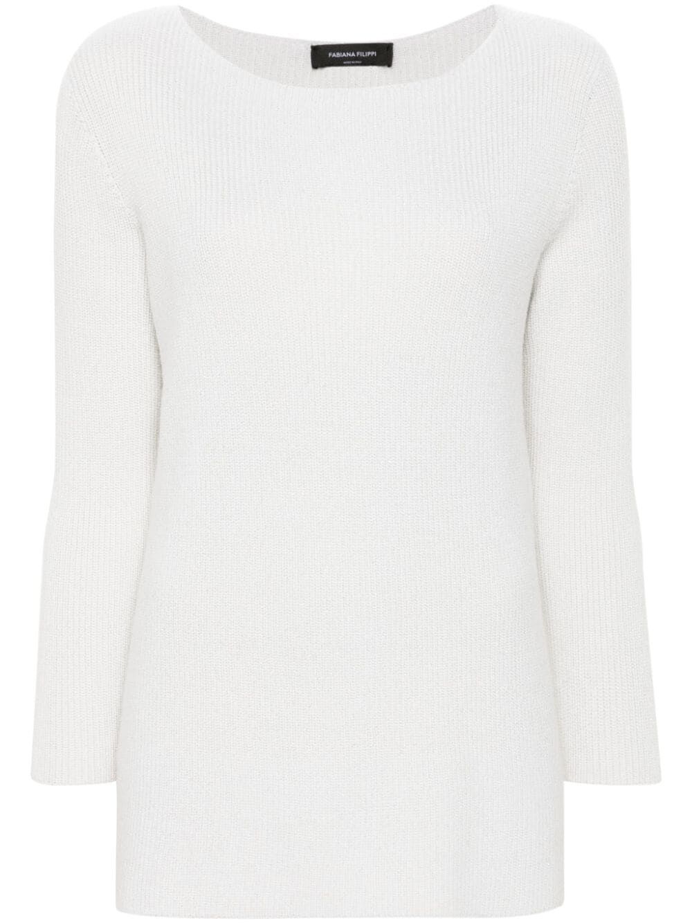 FABIANA FILIPPI Lurex Long Sleeve Sweater for Women