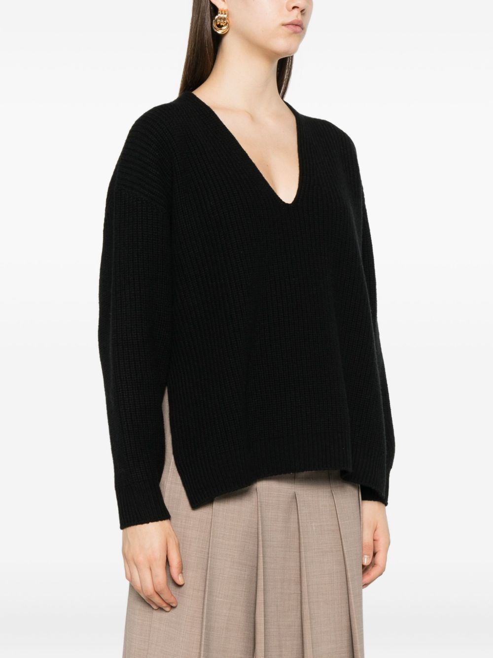 FABIANA FILIPPI Wool V-Necked Jumper for Women