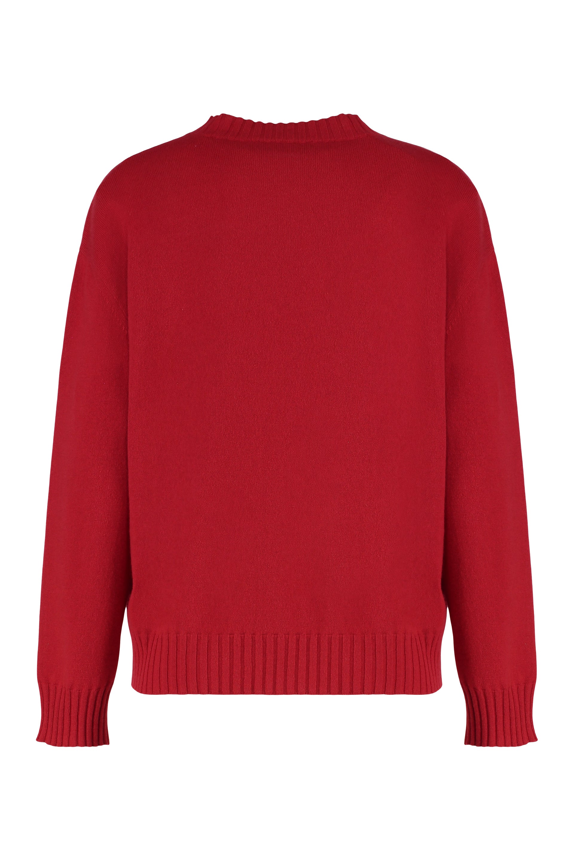 FABIANA FILIPPI Wool and Cashmere Sweater with Ribbed Knit Edges