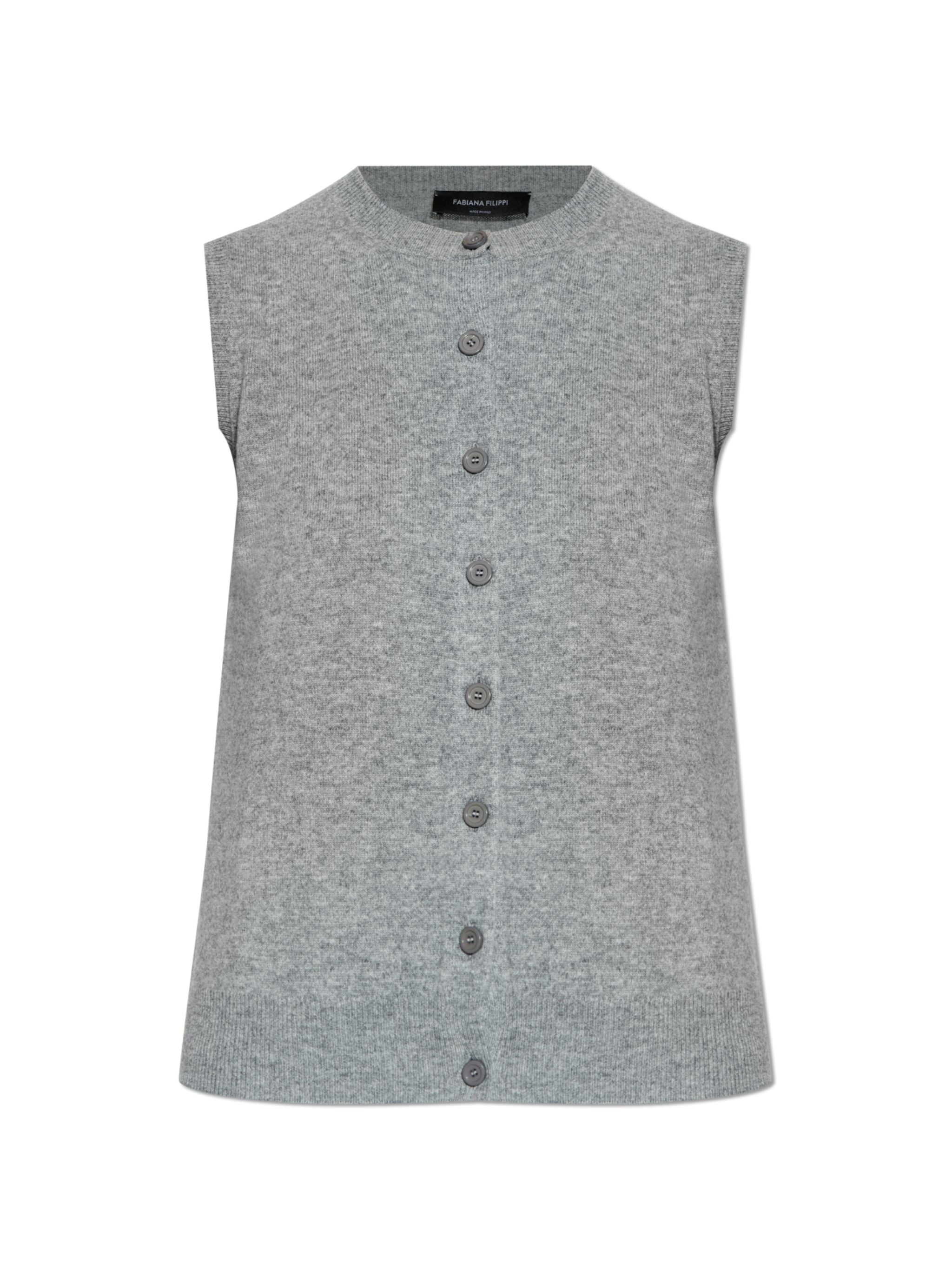 FABIANA FILIPPI Slim Fit Open Vest