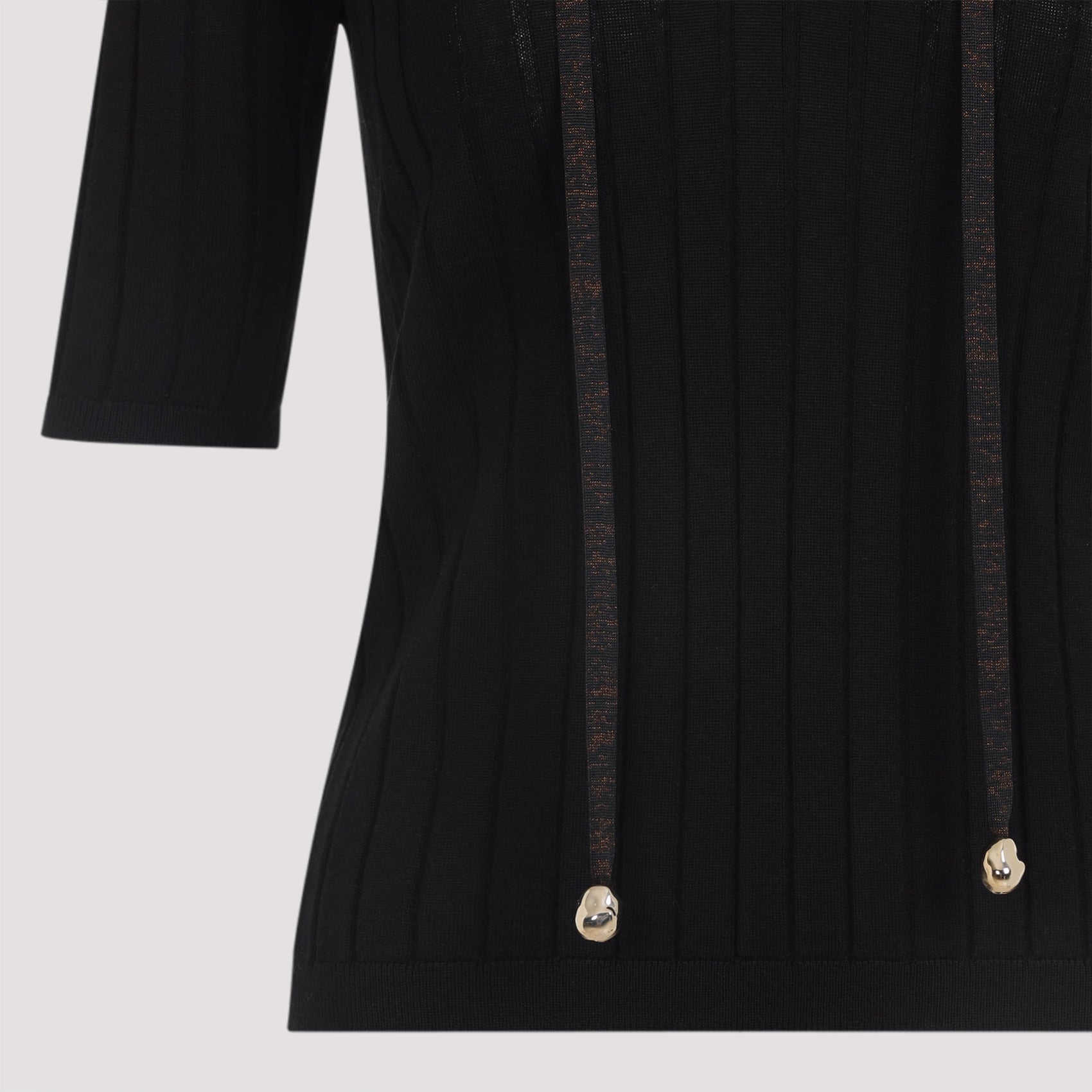FABIANA FILIPPI Virgin Wool Polo for Women - FW25 Collection