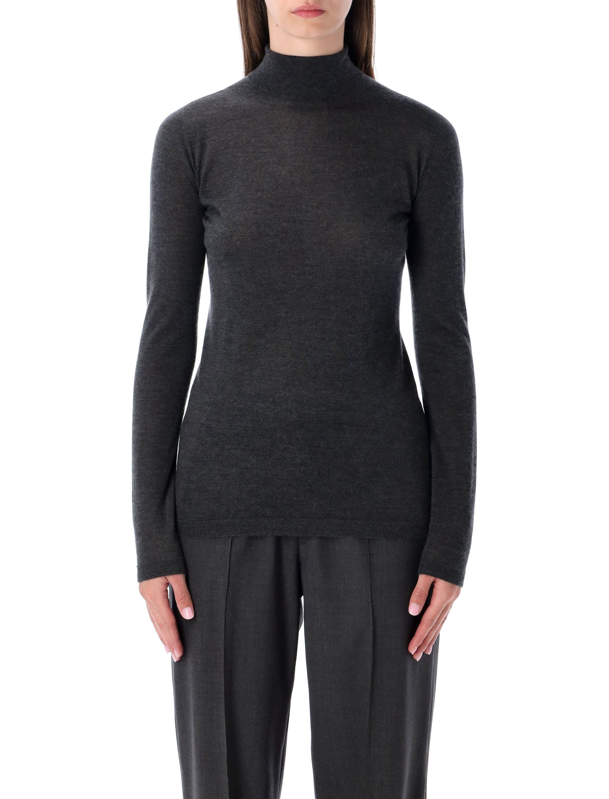 FABIANA FILIPPI Slim-Fit Cashmere and Silk Blend Turtleneck Sweater (Size 40)