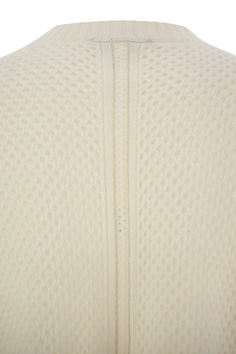 FABIANA FILIPPI Platinum Oversize Crew-Neck T-Shirt