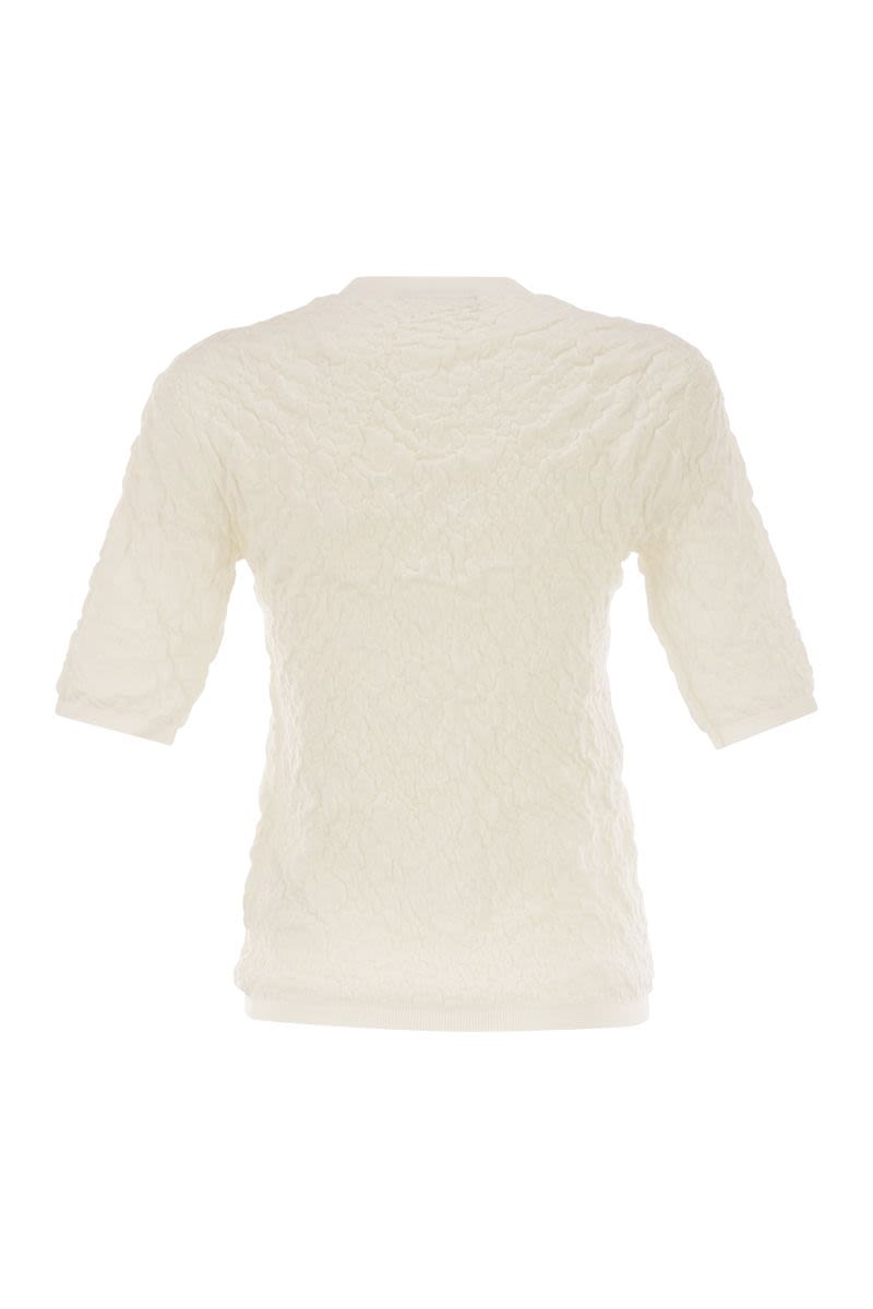 FABIANA FILIPPI Slim-Fit Jumper with Embossed Finish