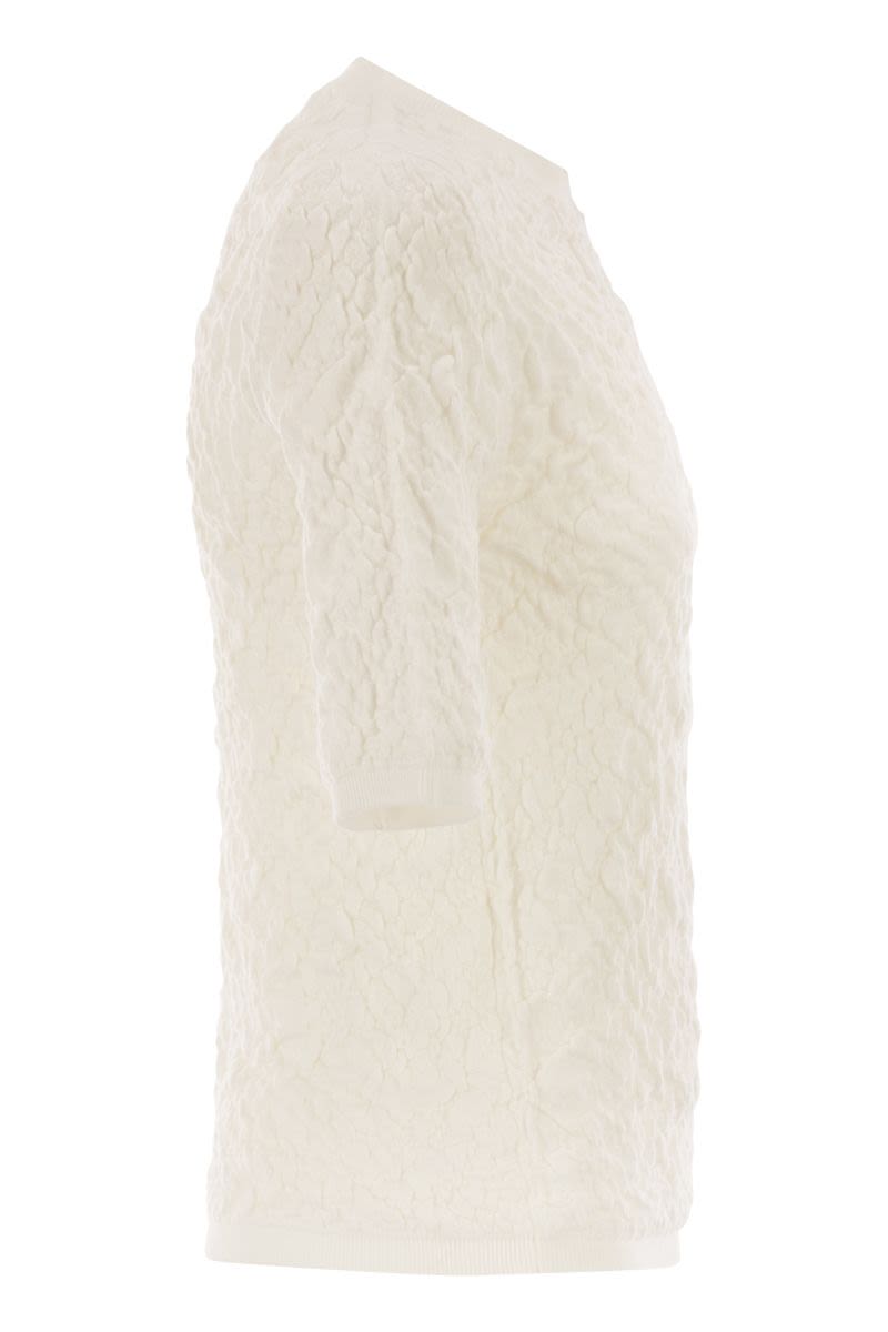 FABIANA FILIPPI Slim-Fit Jumper with Embossed Finish