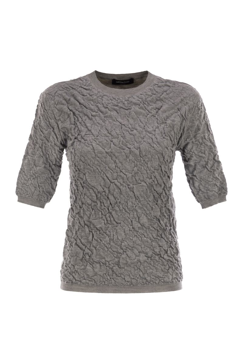FABIANA FILIPPI Slim-Fit Jumper with Embossed Detailing