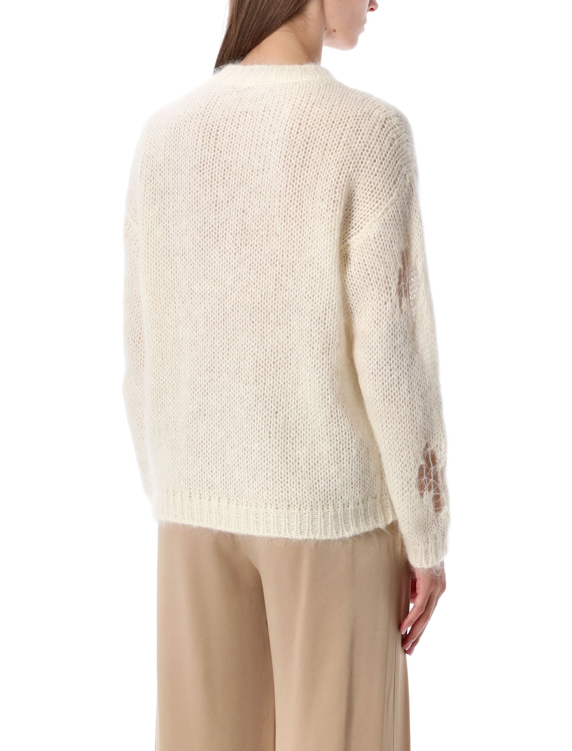 FABIANA FILIPPI Open Knit Mohair Sweater - Size 40