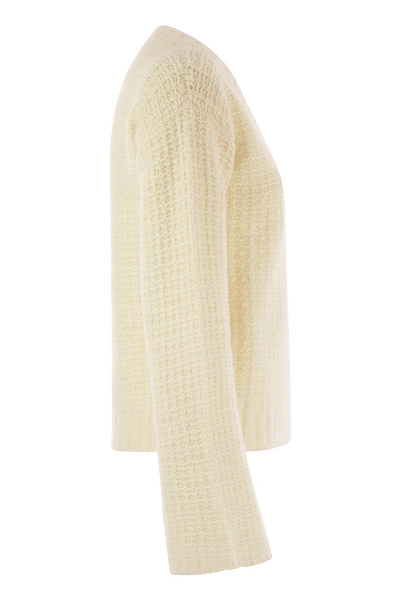 FABIANA FILIPPI V-Neck Sweater with Sequins