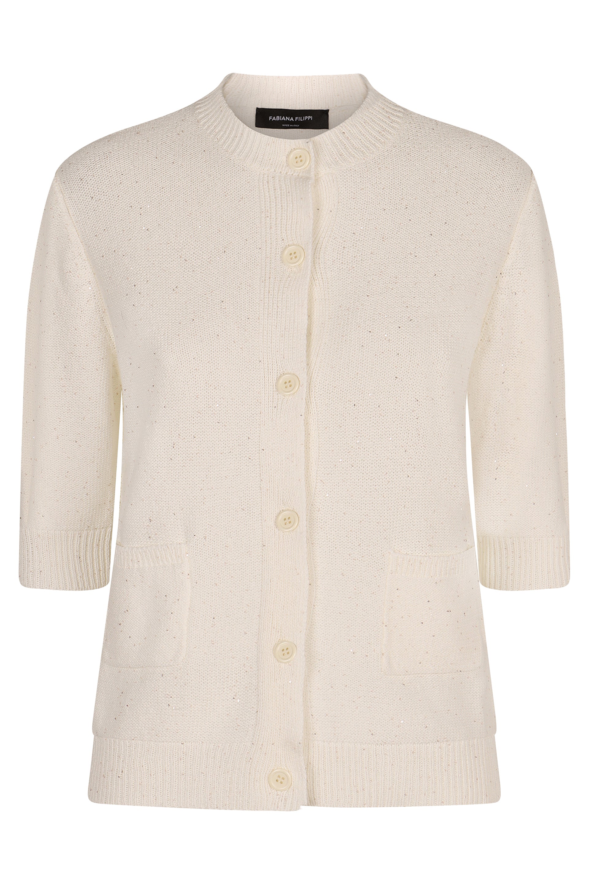 FABIANA FILIPPI Cotton and Linen Cardigan for Women