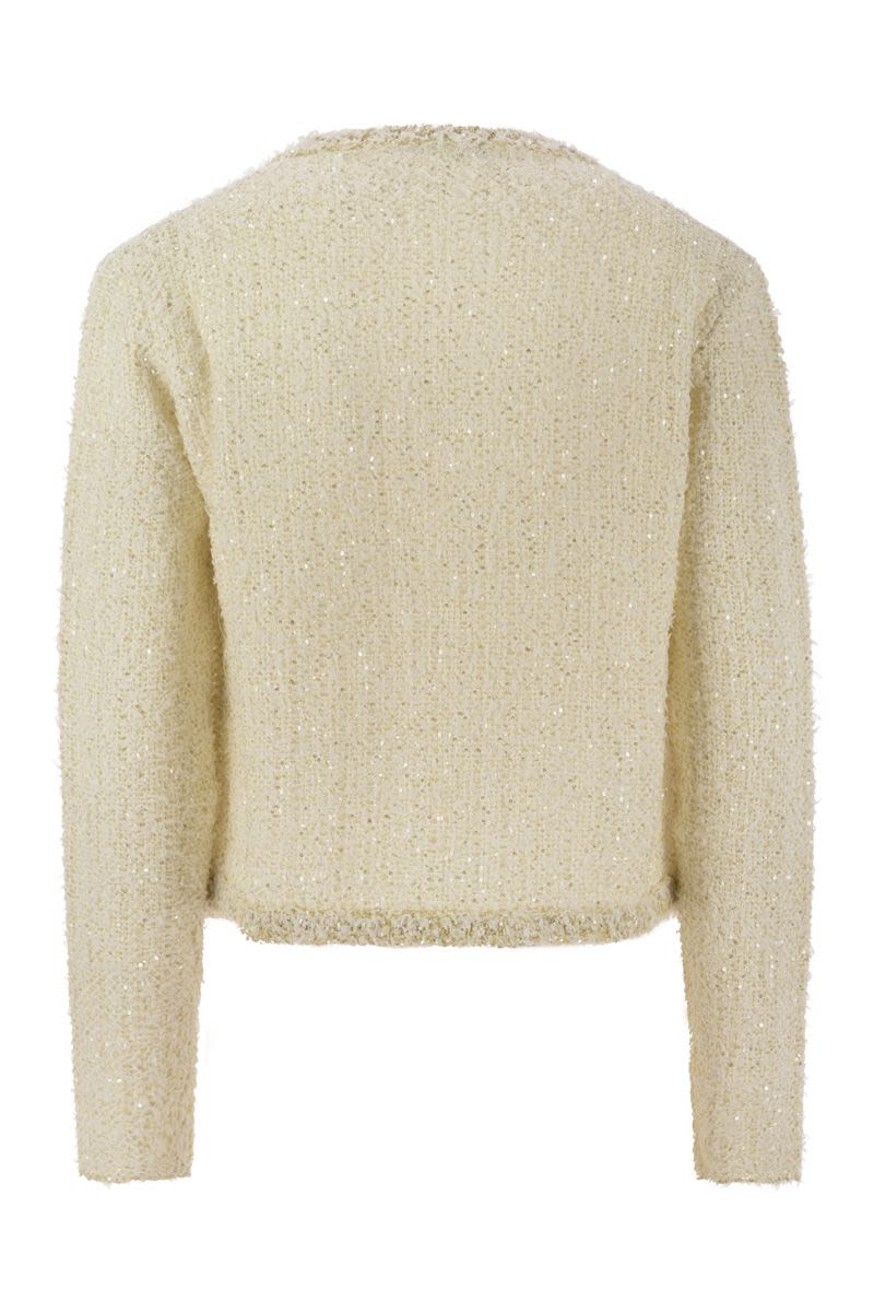 FABIANA FILIPPI Tweed-Effect Yarn Mini Cardigan