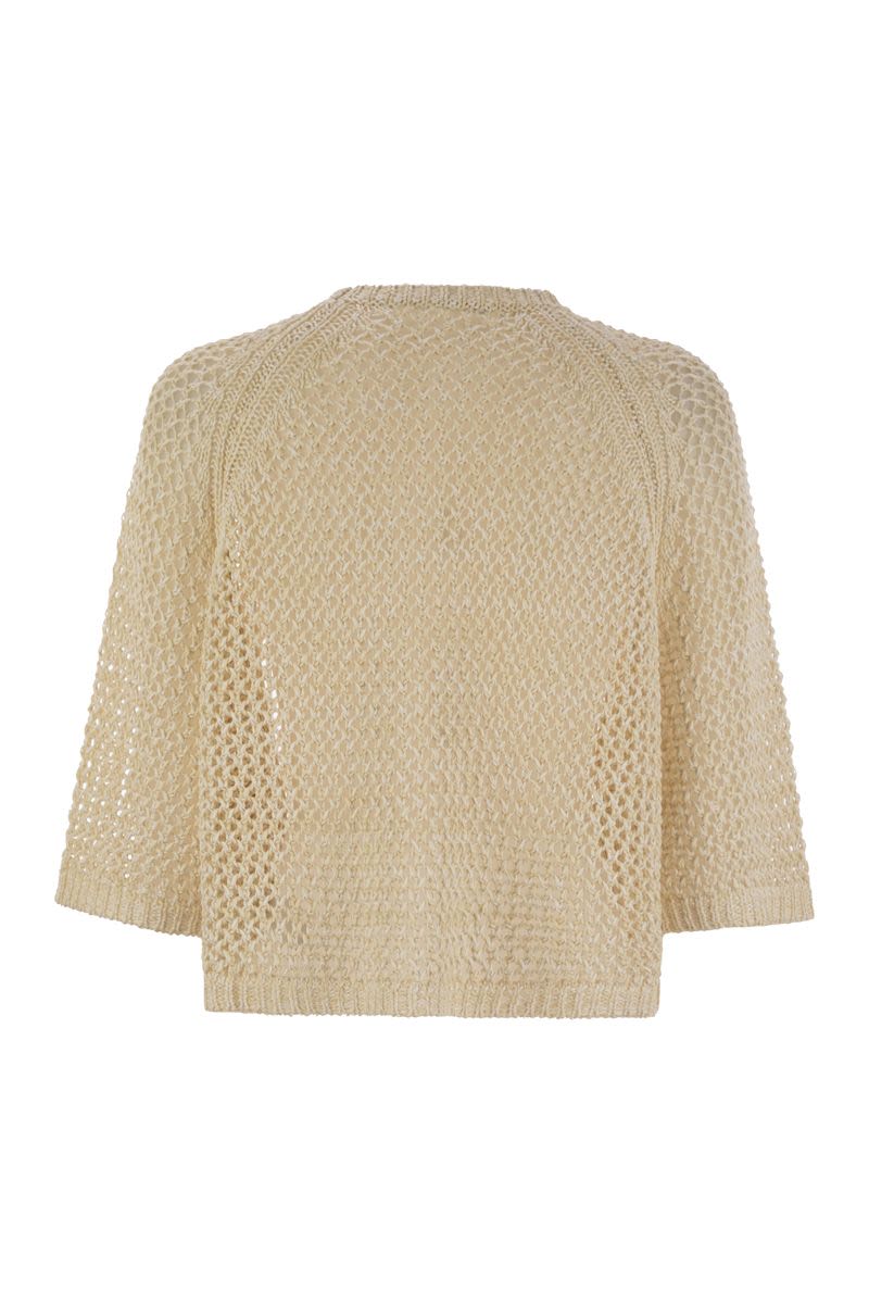 FABIANA FILIPPI Oversized ¾-Sleeved Cape Sweater