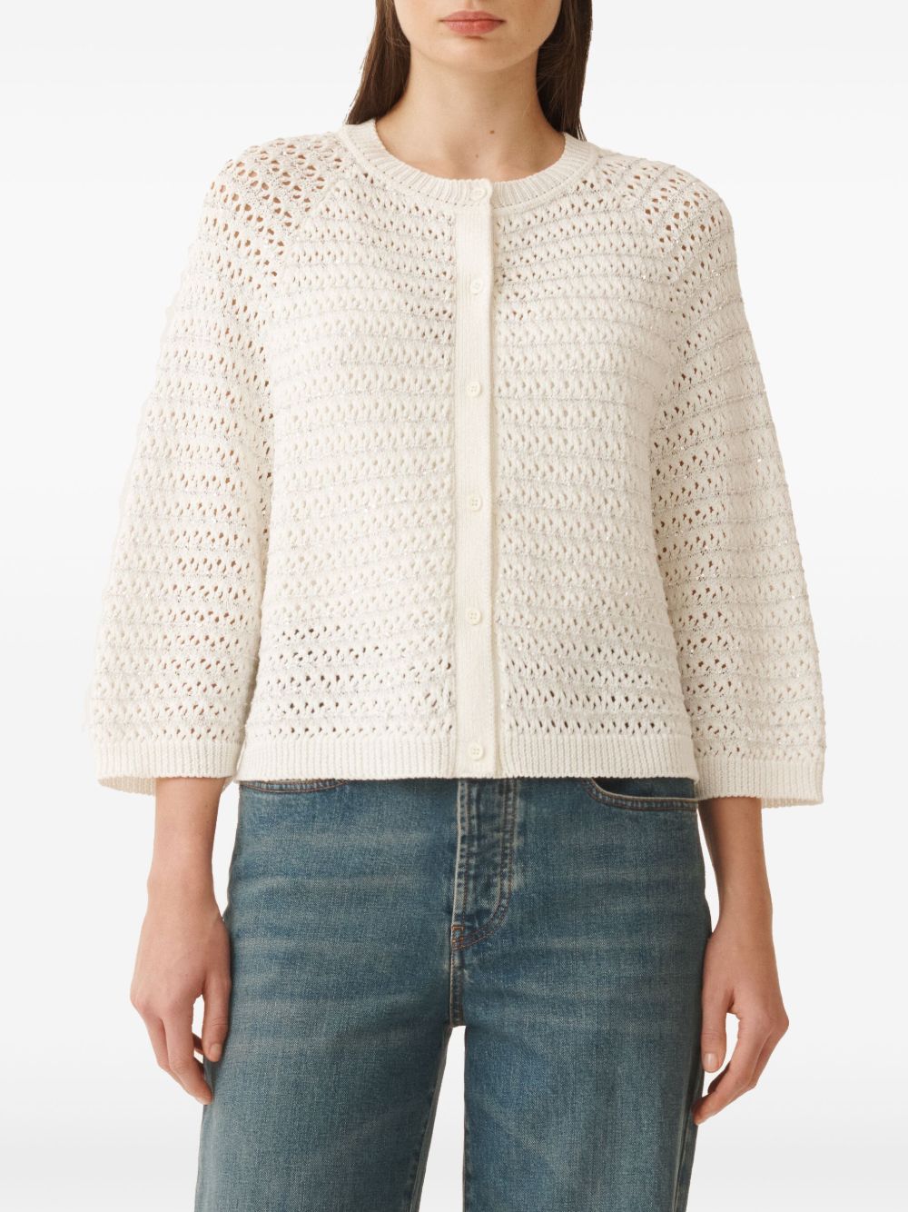 FABIANA FILIPPI Perforated Jacket for Women - SS25 Collection