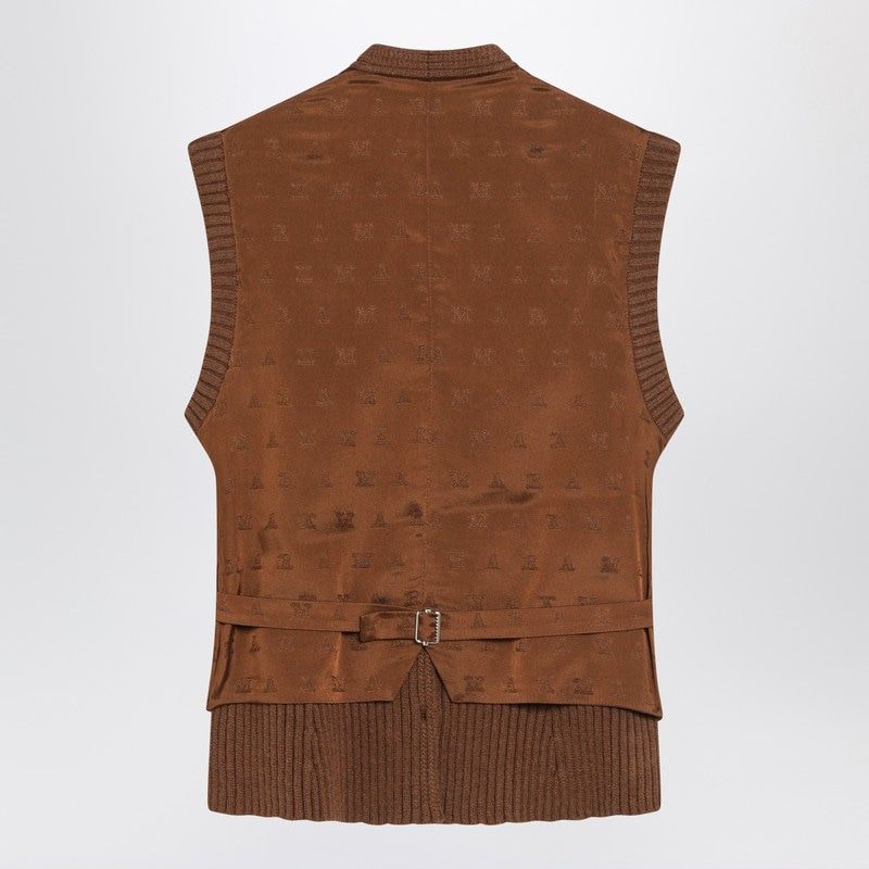 MAX MARA Sleek Wool-Cashmere Mini Gilet