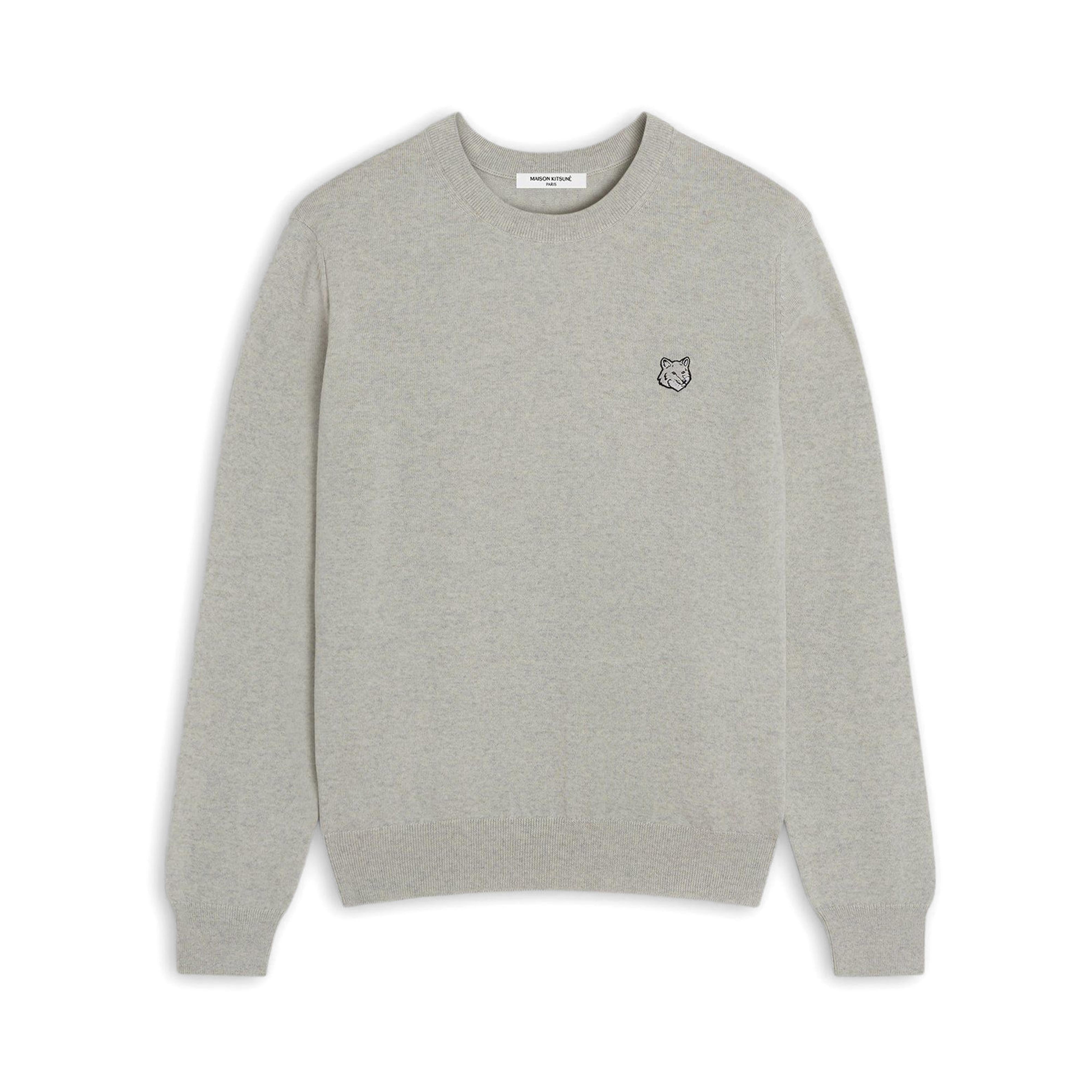 MAISON KITSUNE Bold Fox Head Patch Regular Jumper for Women