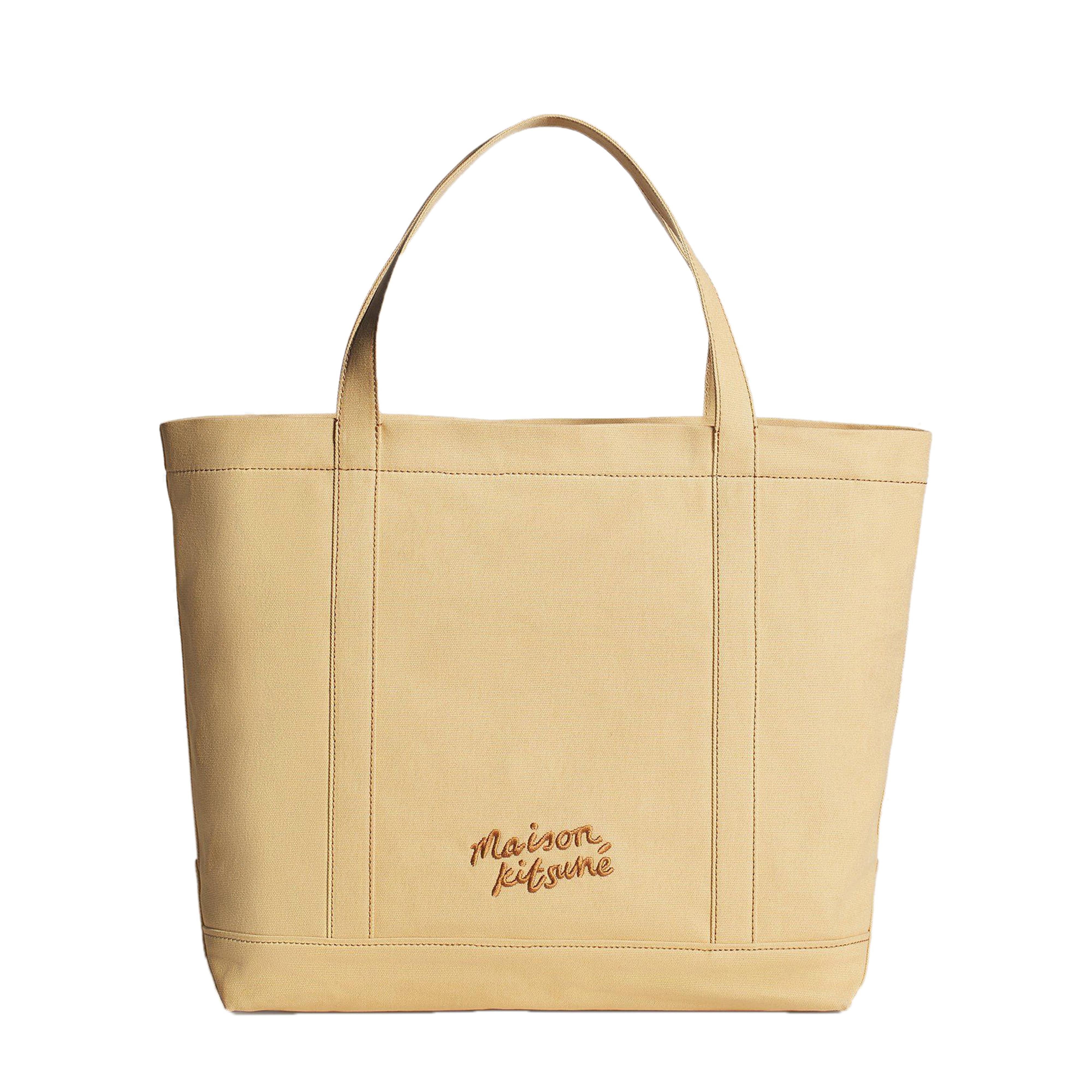 MAISON KITSUNE Fox Head Large Tote Handbag