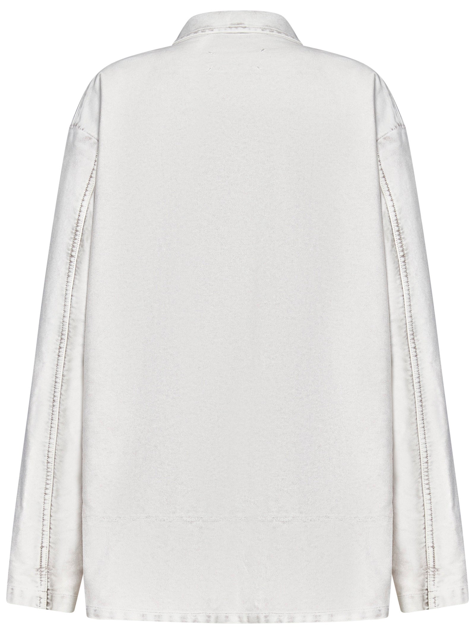 MAISON MARGIELA Oversized Cotton Denim Jacket - Size 48 IT