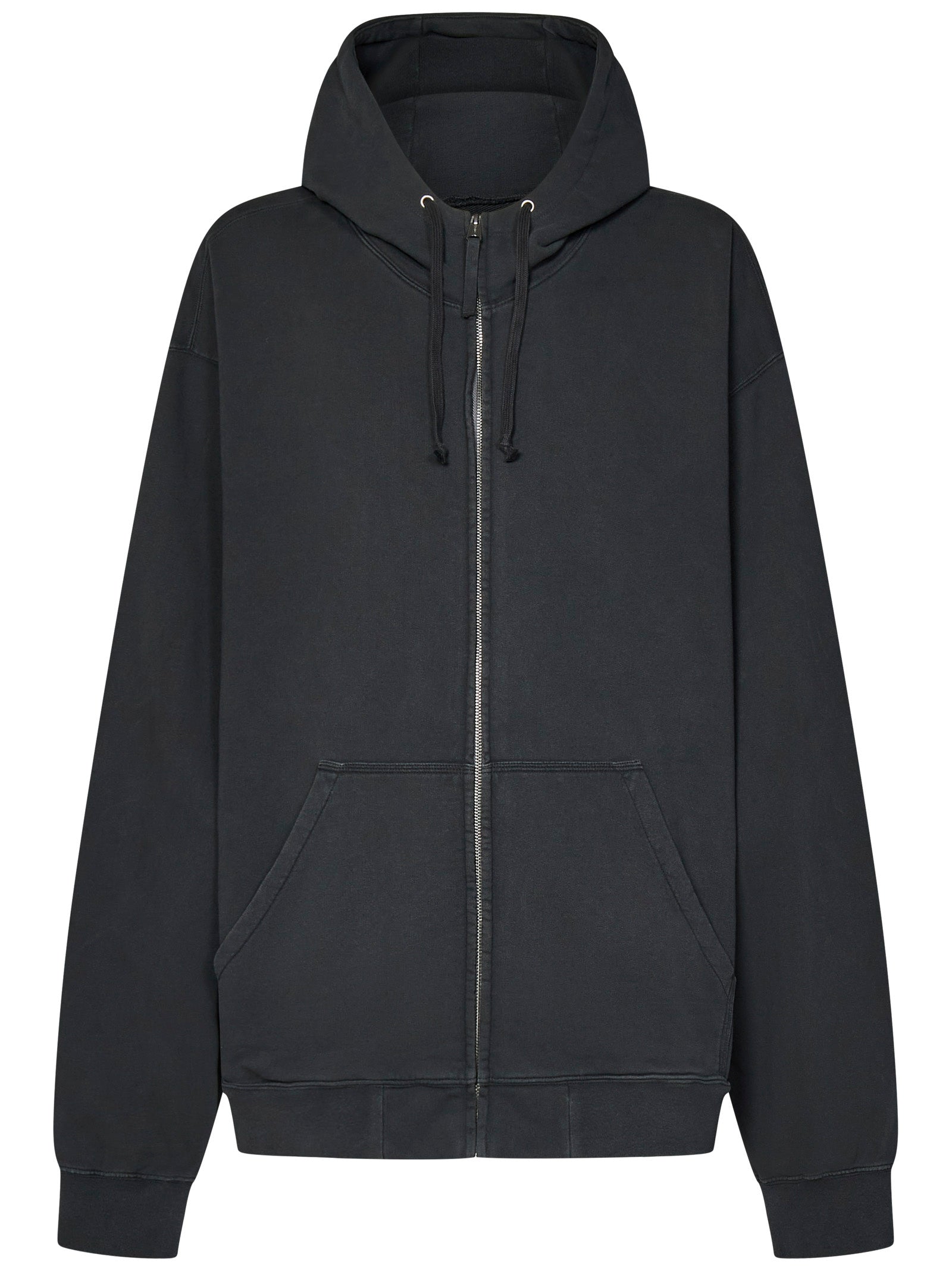 MAISON MARGIELA Oversized Zip-Up Hoodie - Size 48 IT