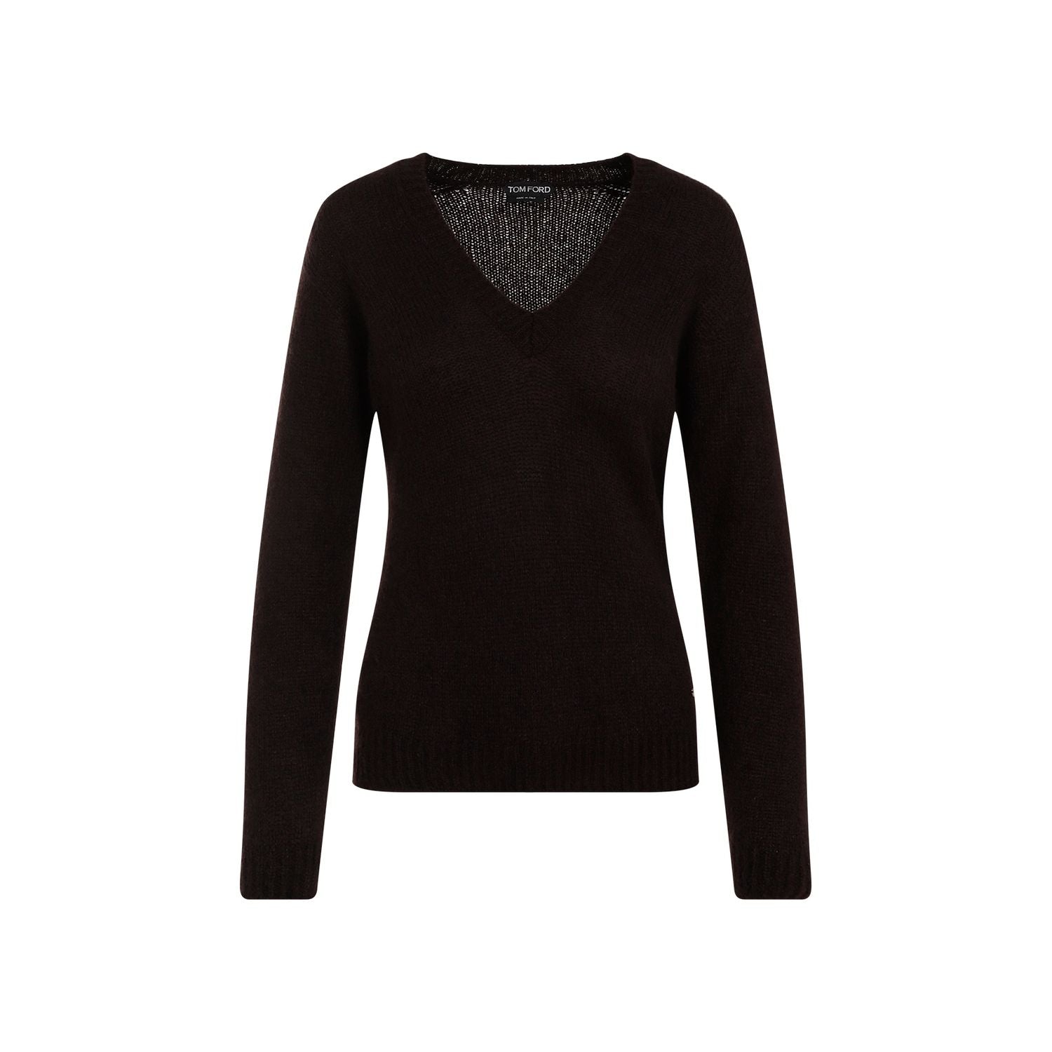 TOM FORD Seamless V-Neck Cashmere Blend Top