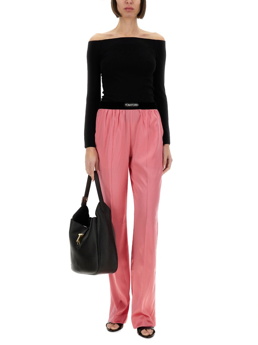 TOM FORD Off The Shoulder Knit Top - Slim Fit Size S