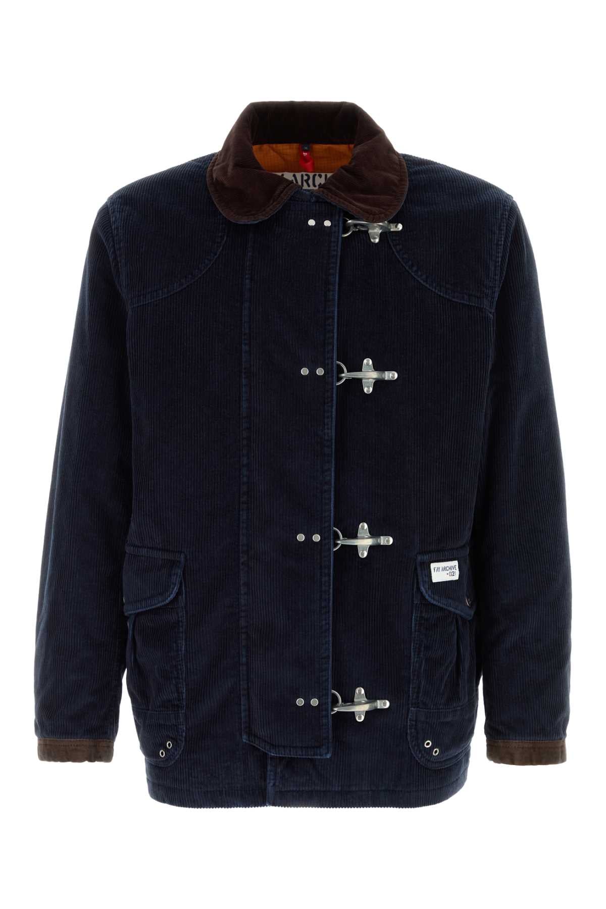 FAY Men's Corduroy Jacket - FW25 Collection