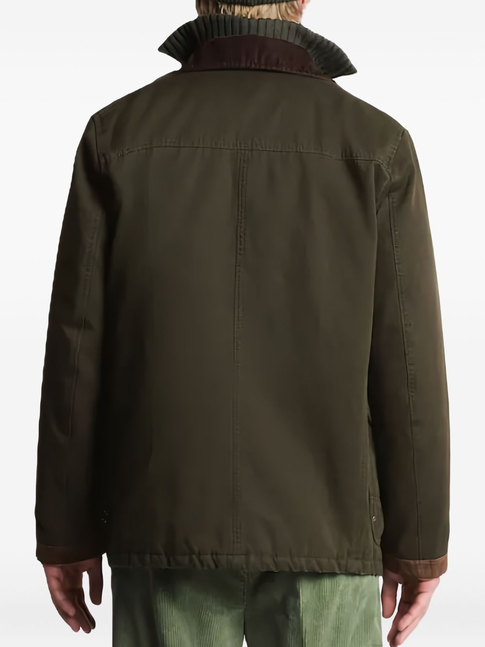 FAY 4-Hook Jacket with Ribbed Collar for Men