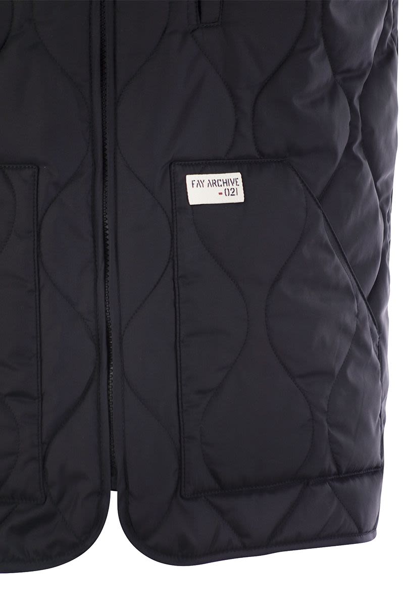 FAY Men's Quilted Vest - FW24 Collection