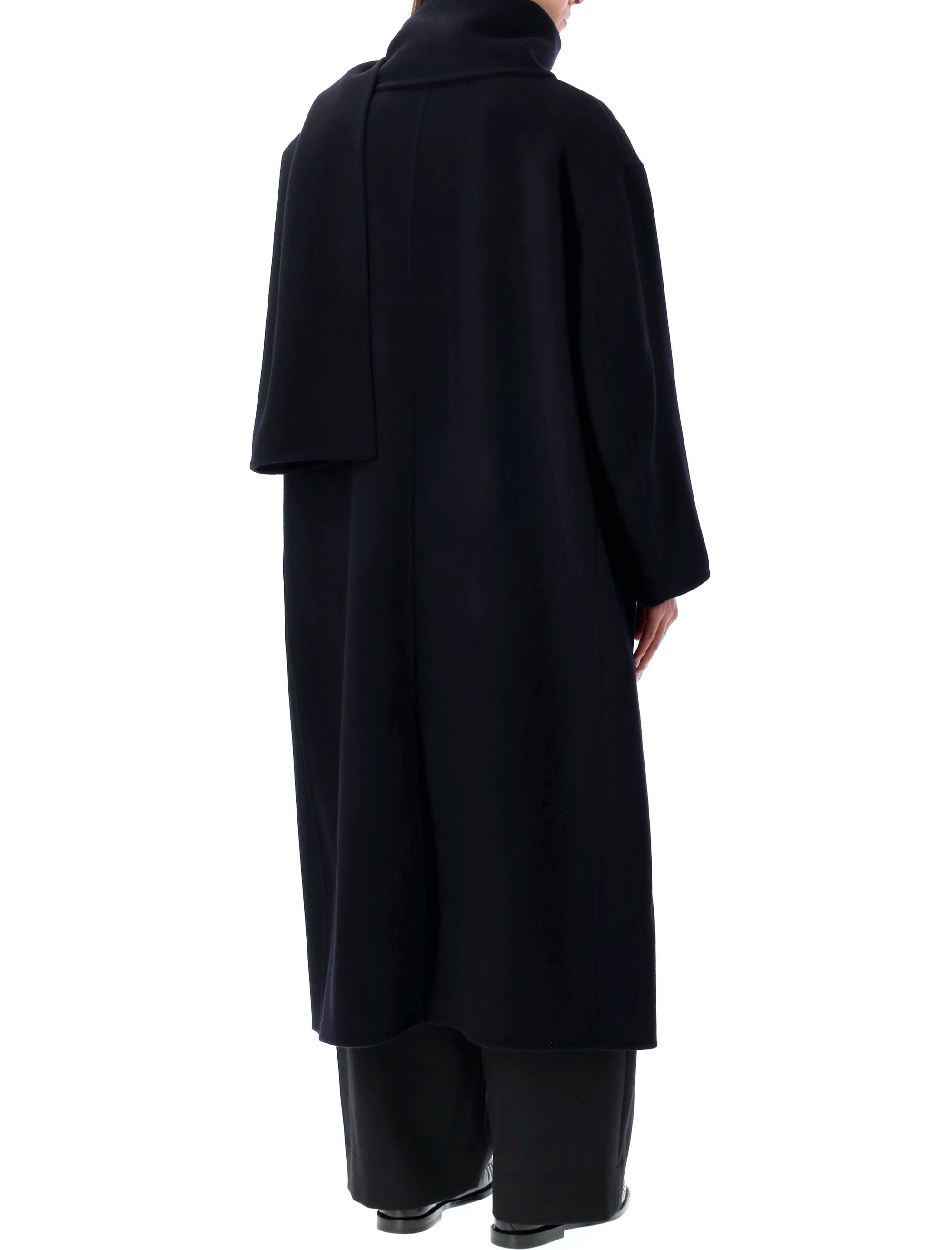 SOEUR Enveloping Long Jacket in Oversized Relaxed Fit