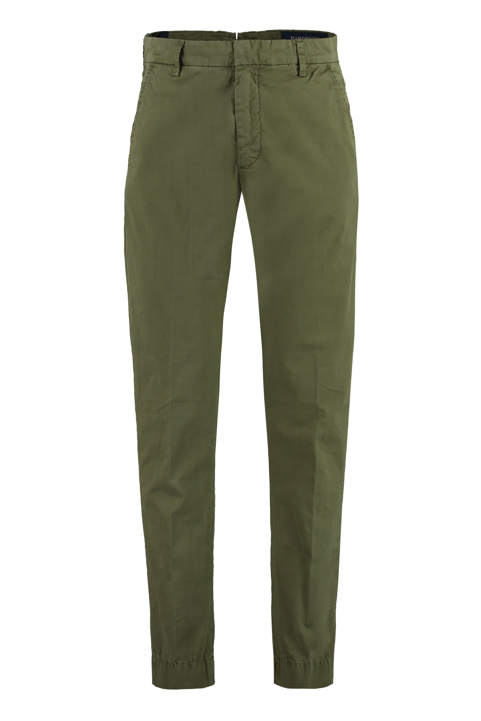 HANDPICKED	 Men's Comfort Stretch Cotton Trousers