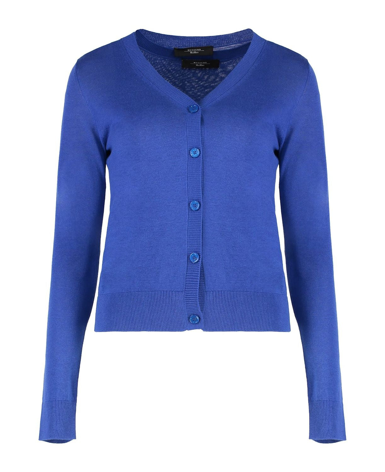 WEEKEND MAX MARA Silk and Linen Cardigan with Removable Waistcoat