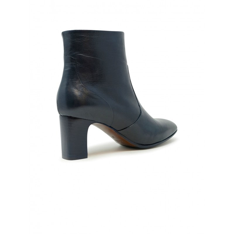 MARA BINI Elegant Rubber Gina Ankle Boots with 7 cm Heel