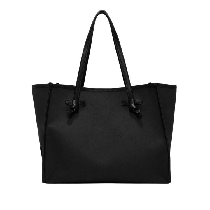 MARCELLA Minimalist Two-Tone Handbag with Pouch