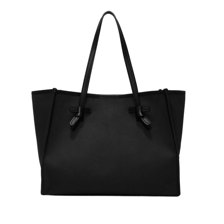 MARCELLA Minimalist Two-Tone Handbag with Pouch
