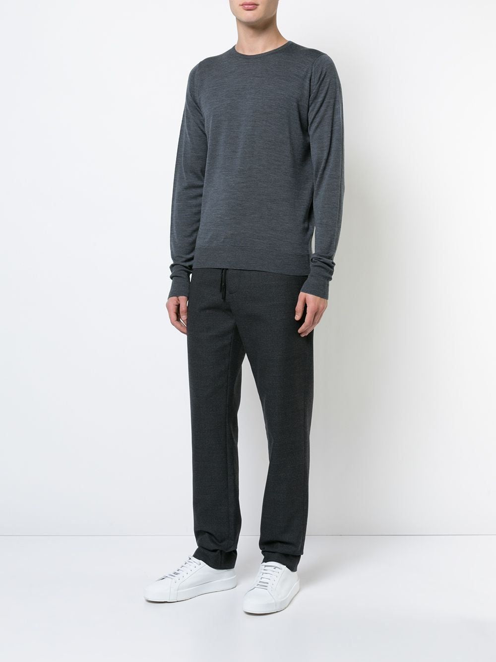 JOHN SMEDLEY Extra Fine Merino Wool Jumper for Men