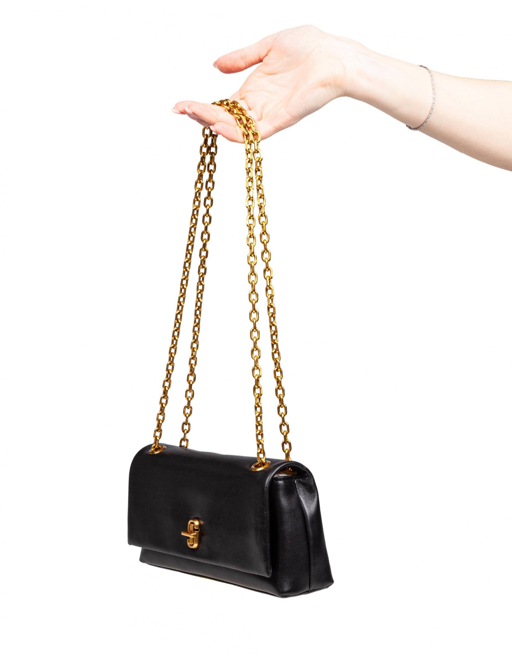 Marc Jacobs Leather Shoulder Bag - 21cm