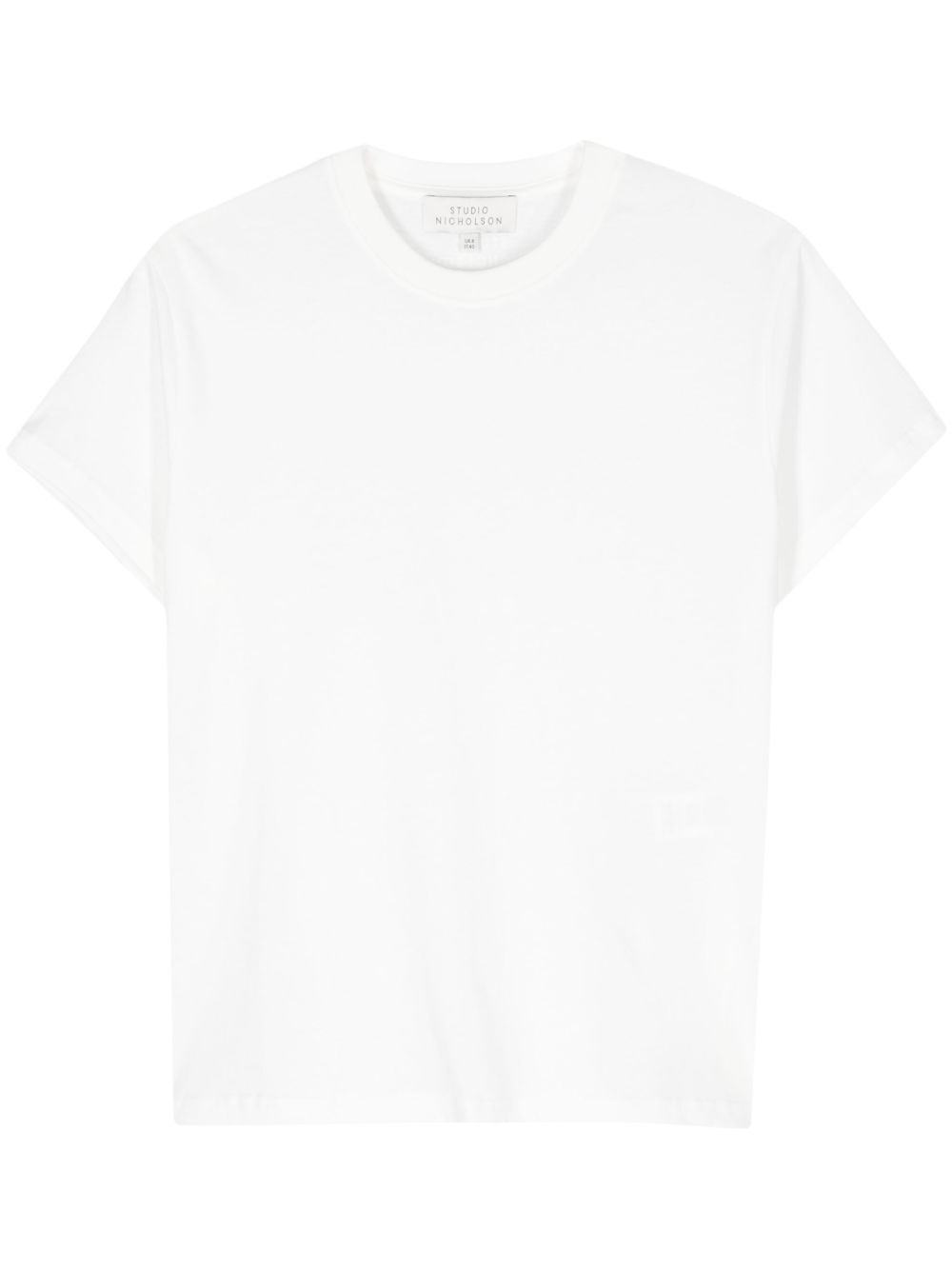 STUDIO NICHOLSON Lightweight Cotton T-Shirt - Crew Neck, Short Sleeves, Straight Hem