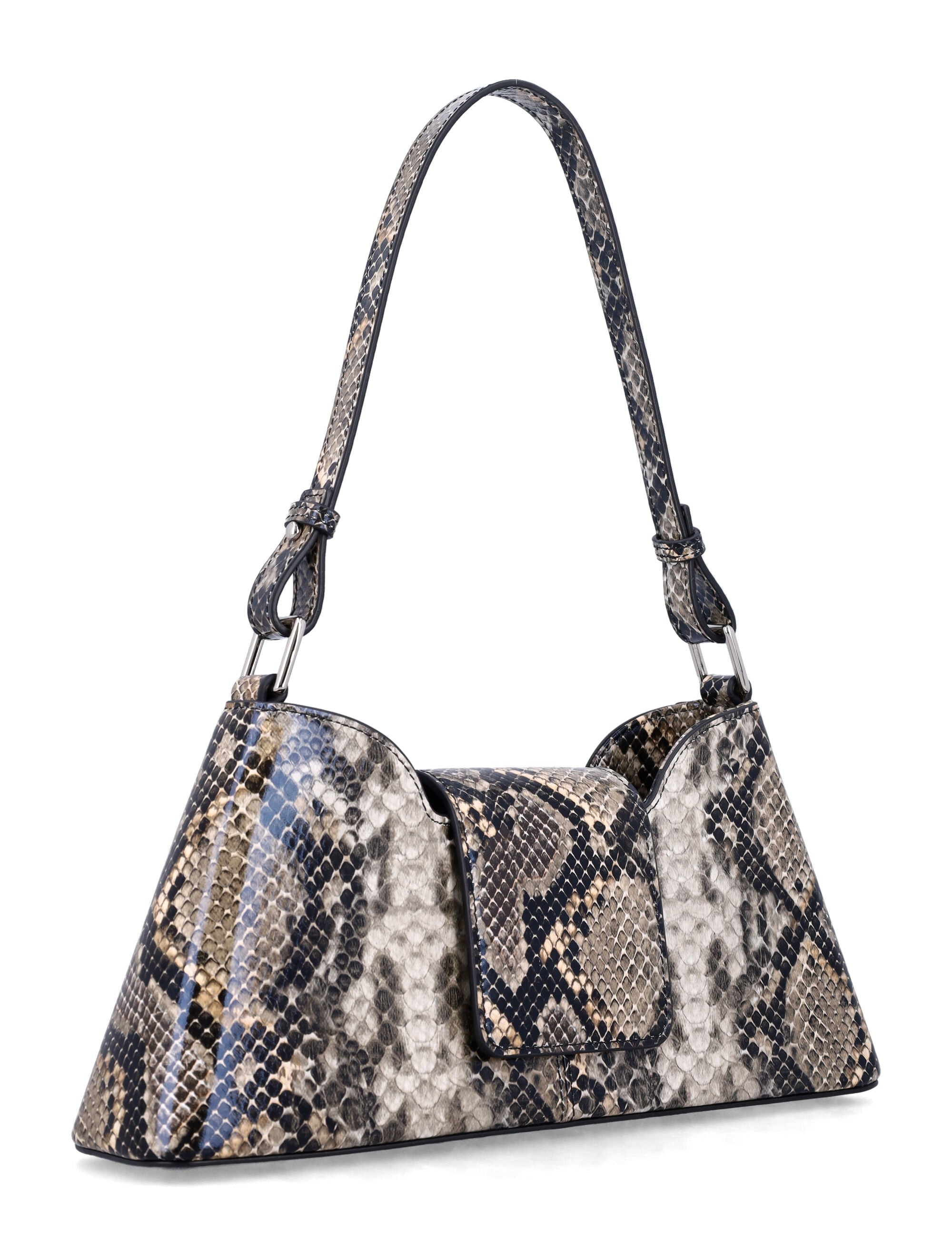 JUSTINE CLENQUET Phyton Print Mini Handbag