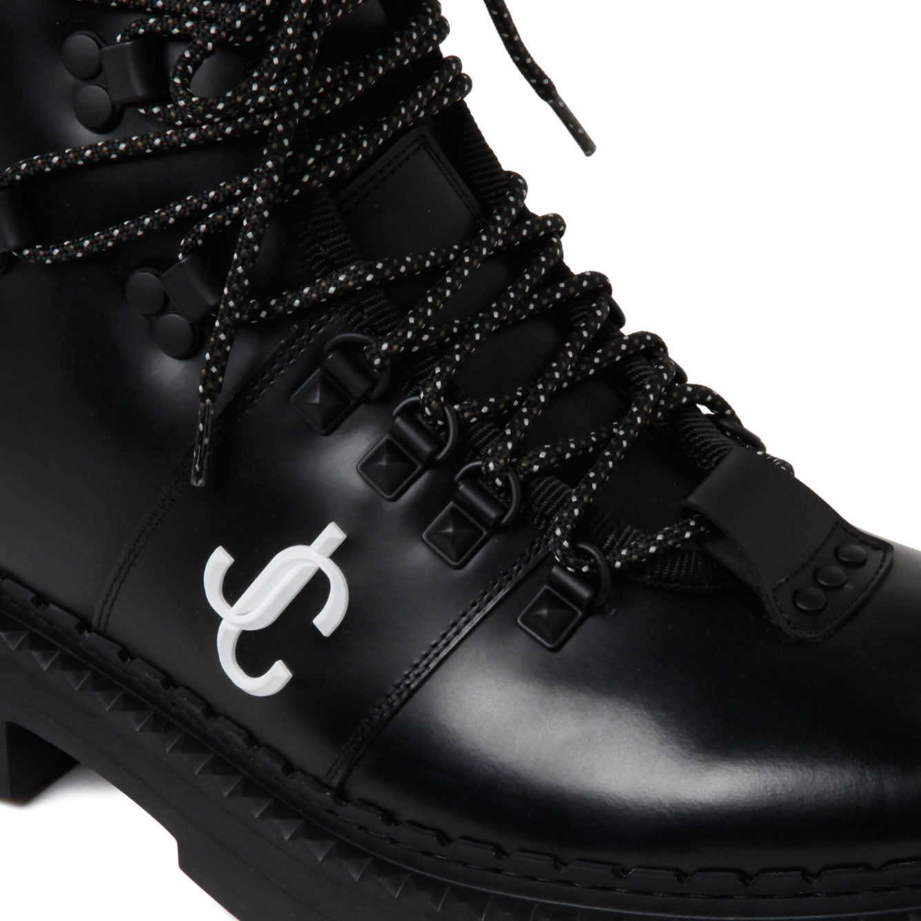 JIMMY CHOO Premium Leather Hiking Boots for Men