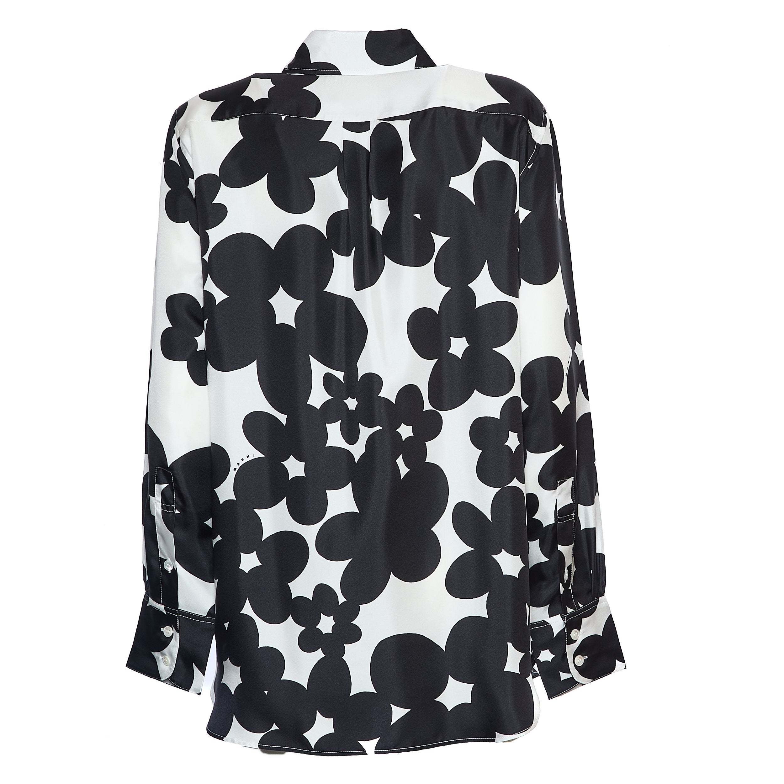 MARNI Relaxed Fit Silk Shirt
