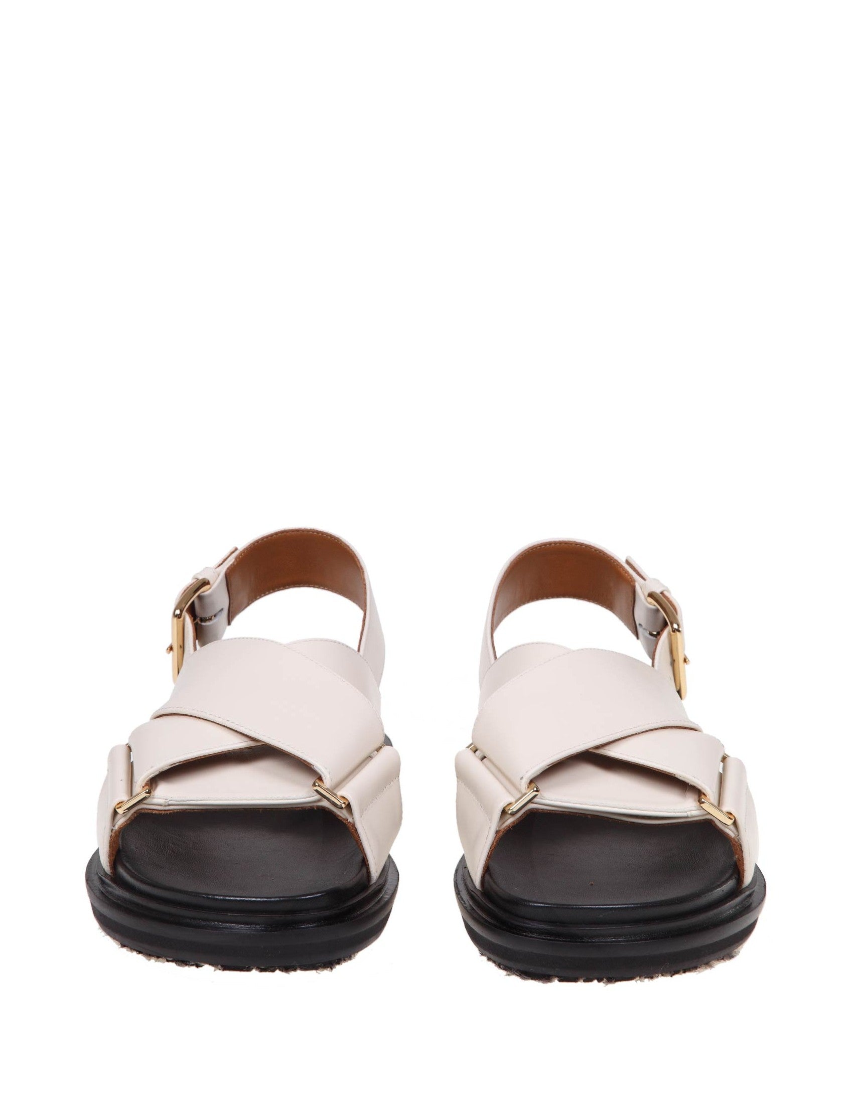 MARNI Anatomic Fussbett Sandals with Adjustable Strap