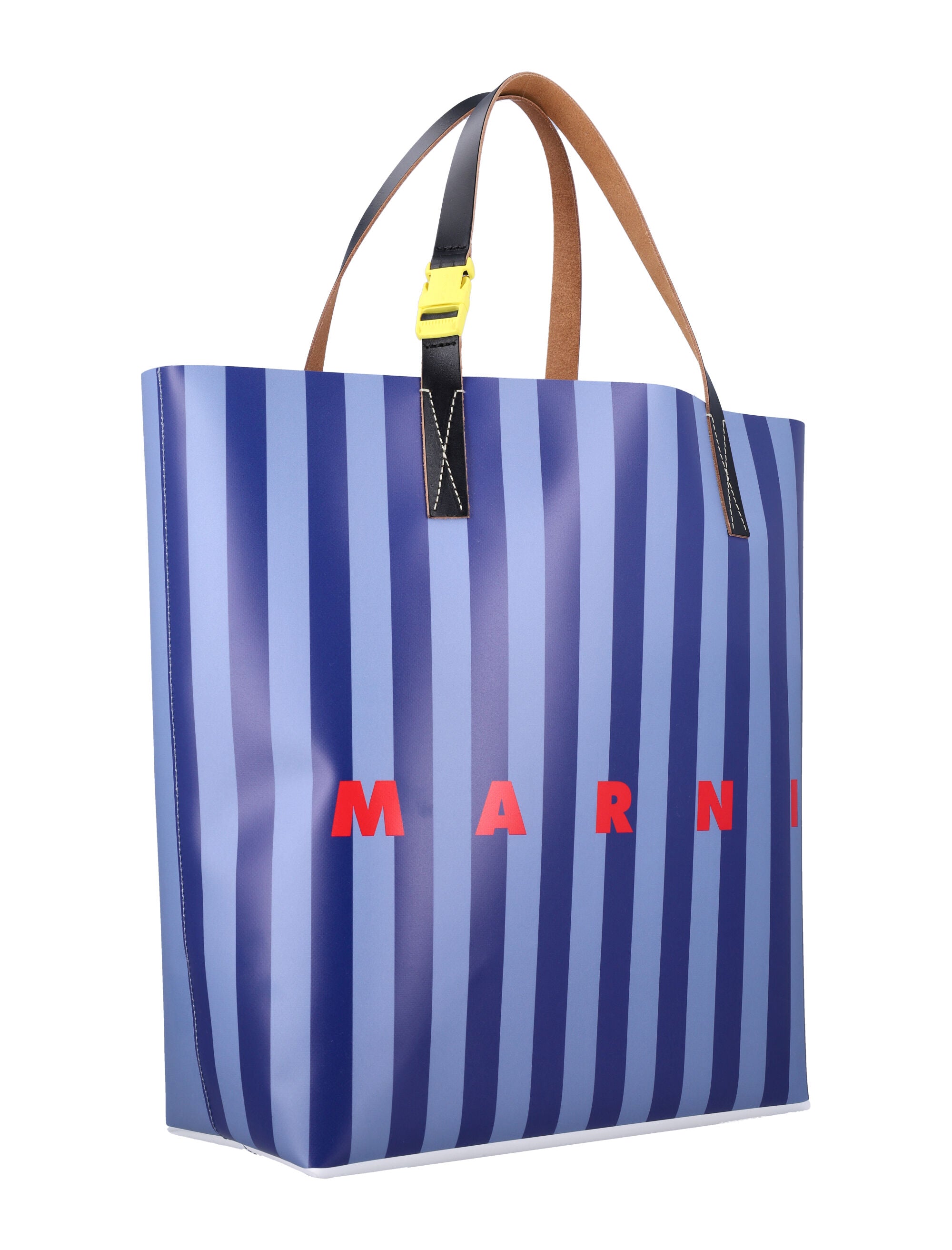 MARNI Striped Tribeca Shopping Handbag - 40 cm