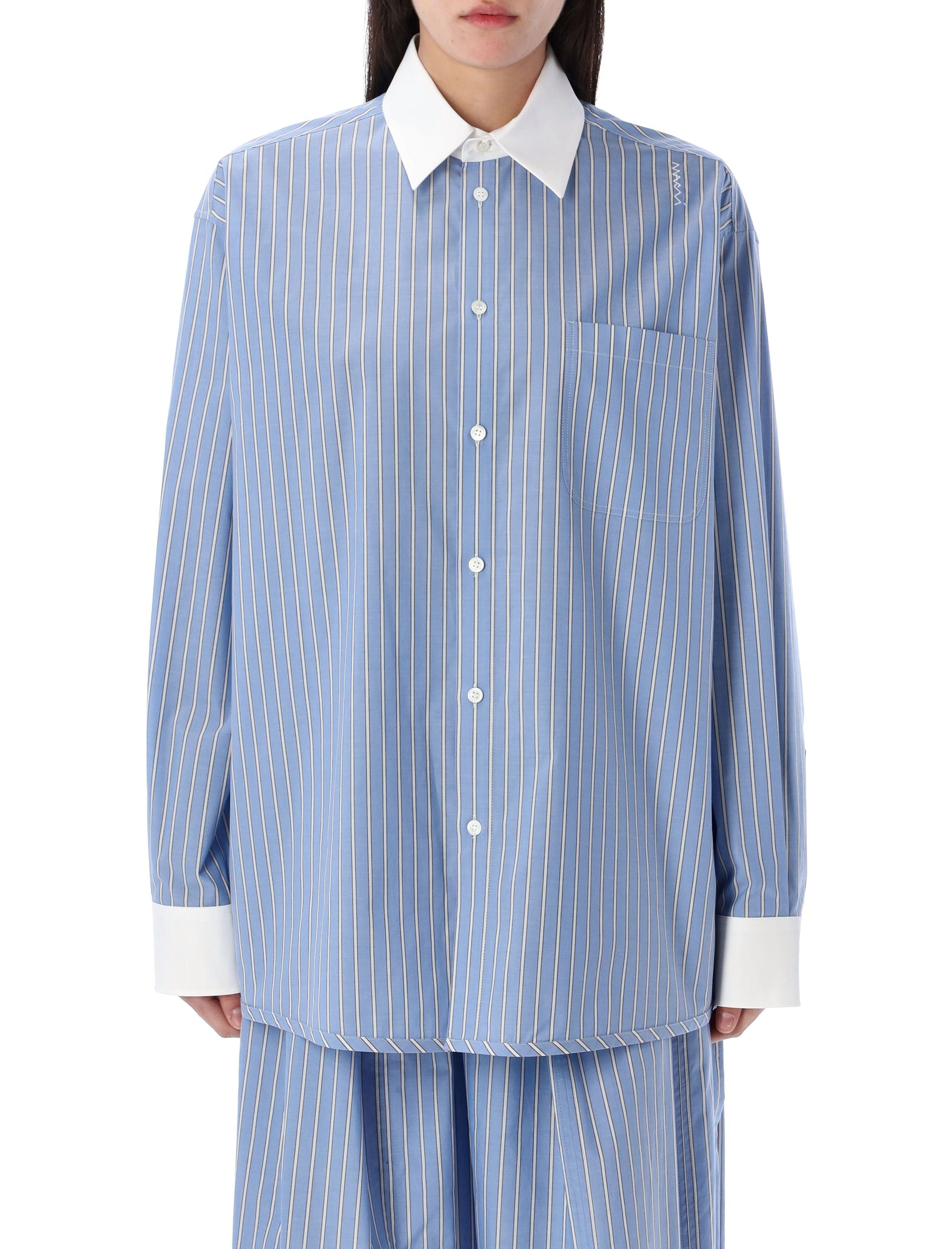 MARNI Oversized Striped Shirt for Women