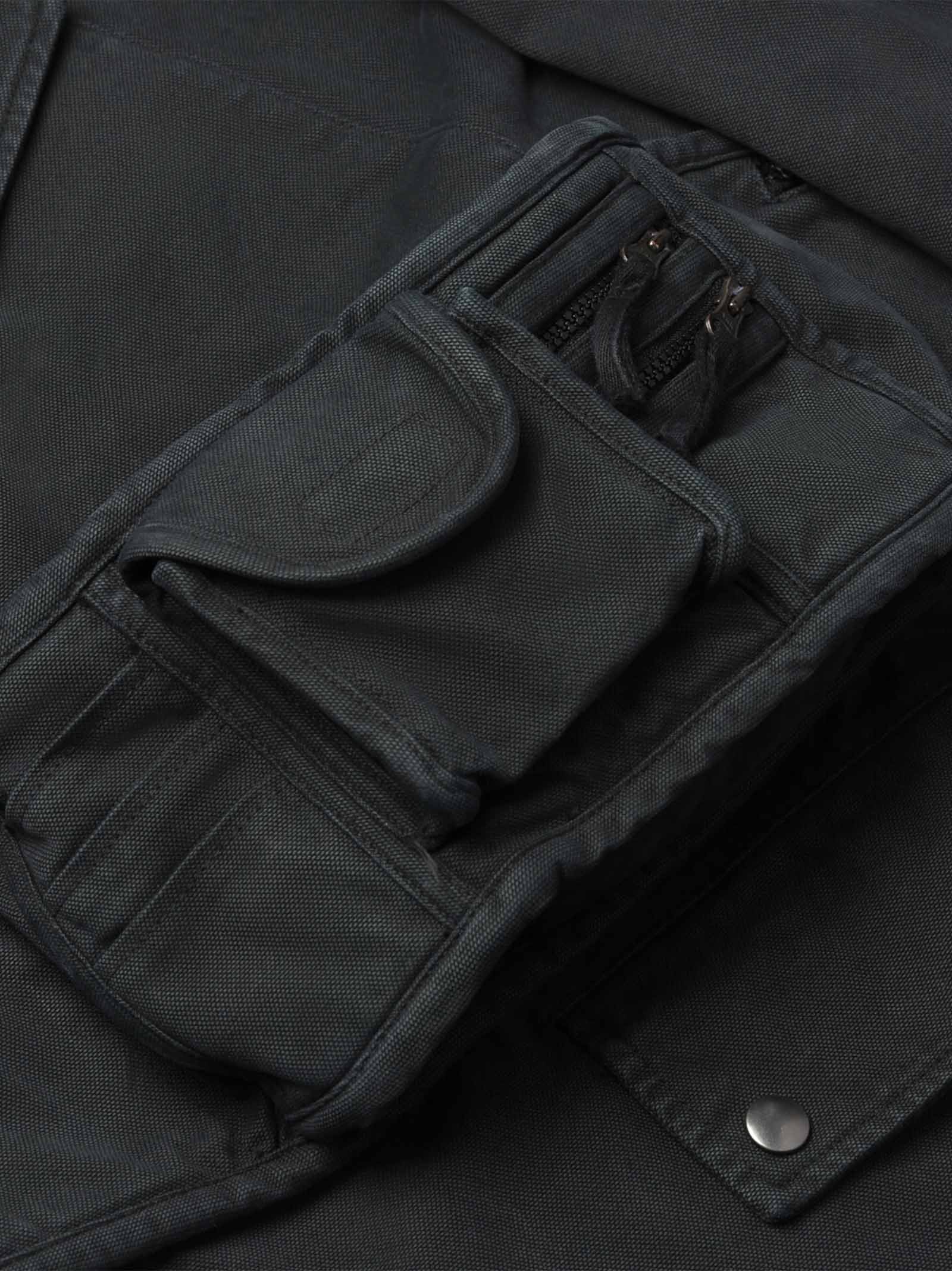 MARTINE ROSE Utility Jacket with Belt and Pouch Handbag - FW25