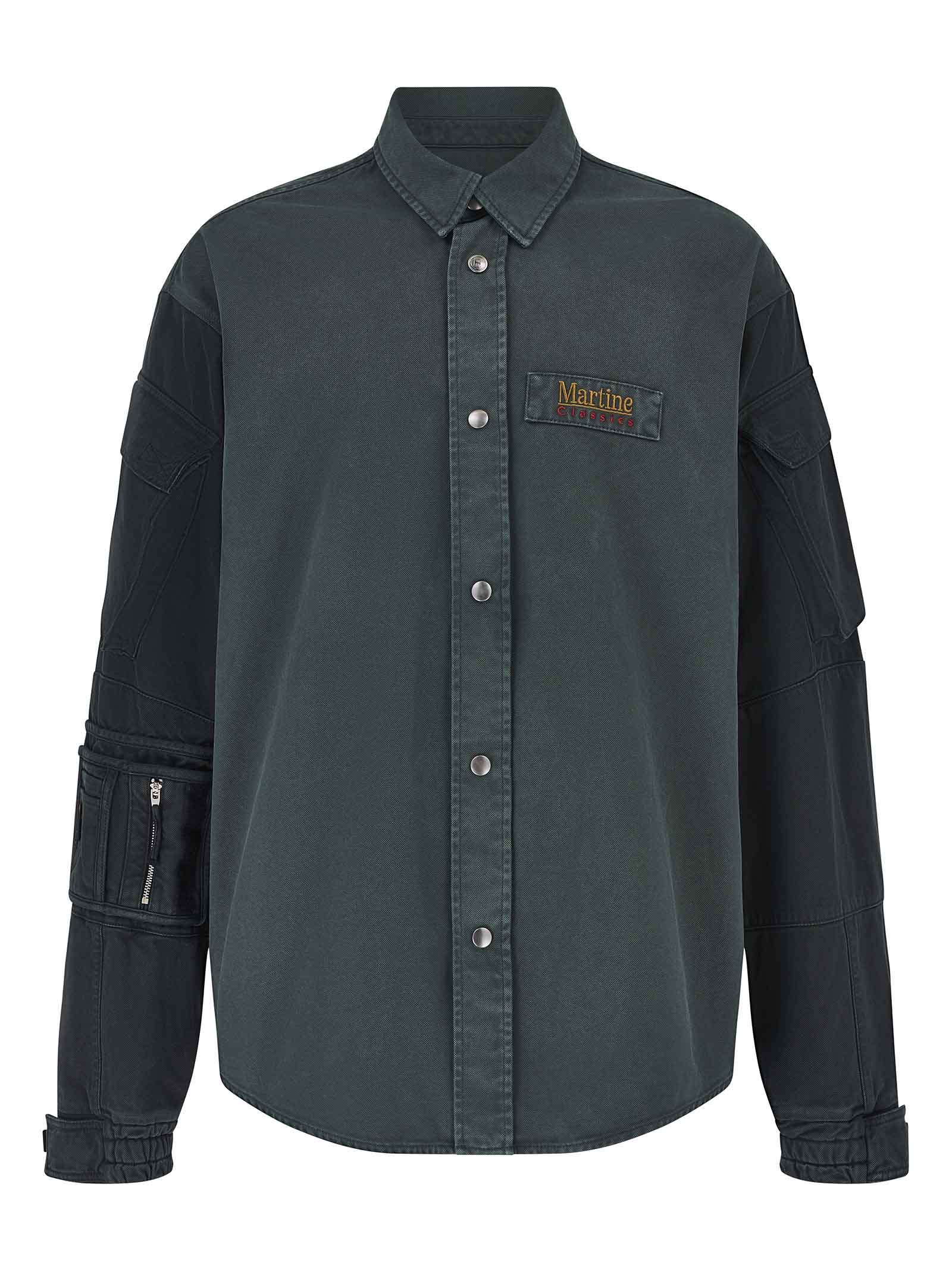 MARTINE ROSE Oversized Utility Shirt for Men - FW25 Collection