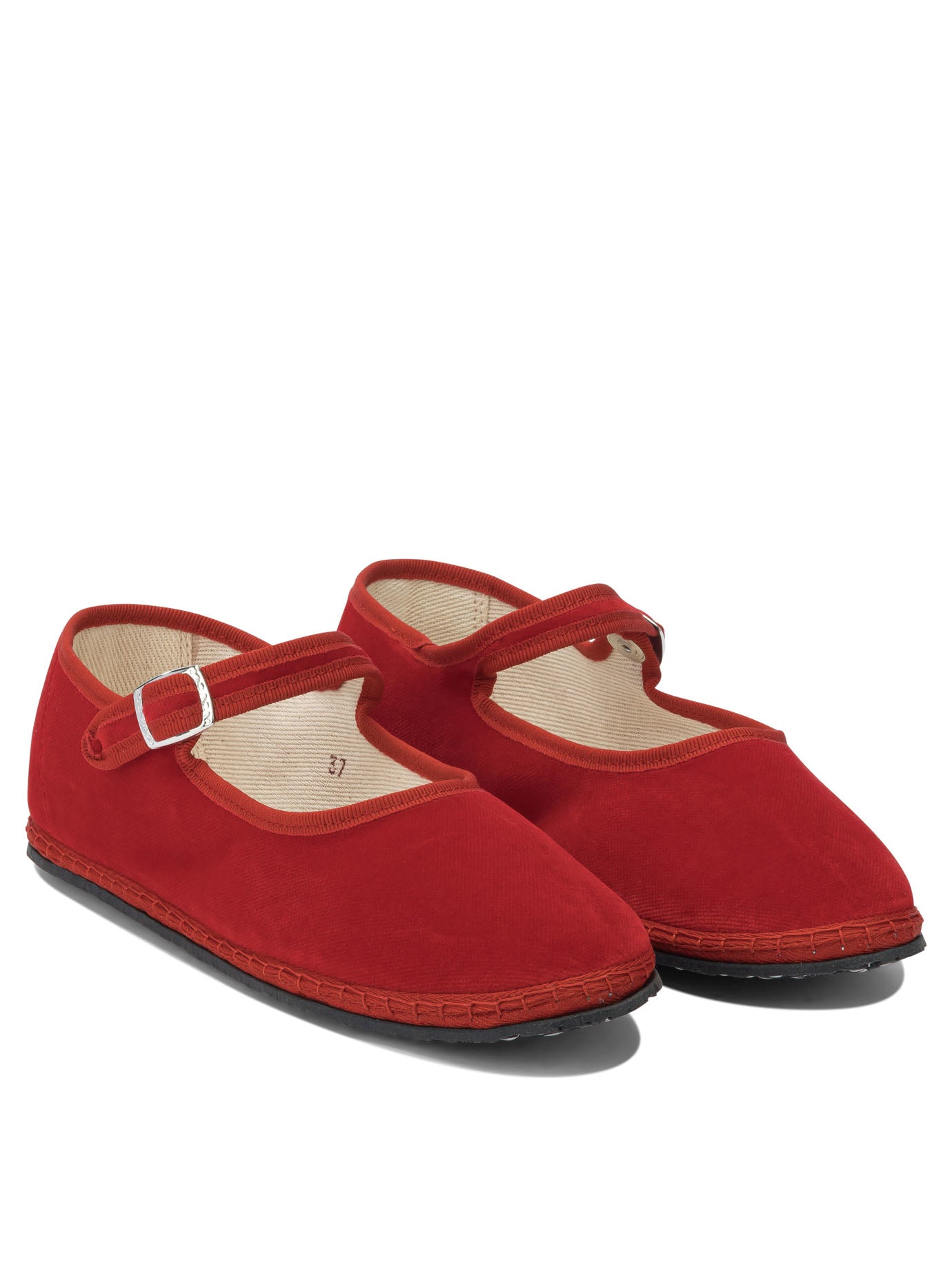 VIBI VENEZIA Velvet Ballerina Flats for Women