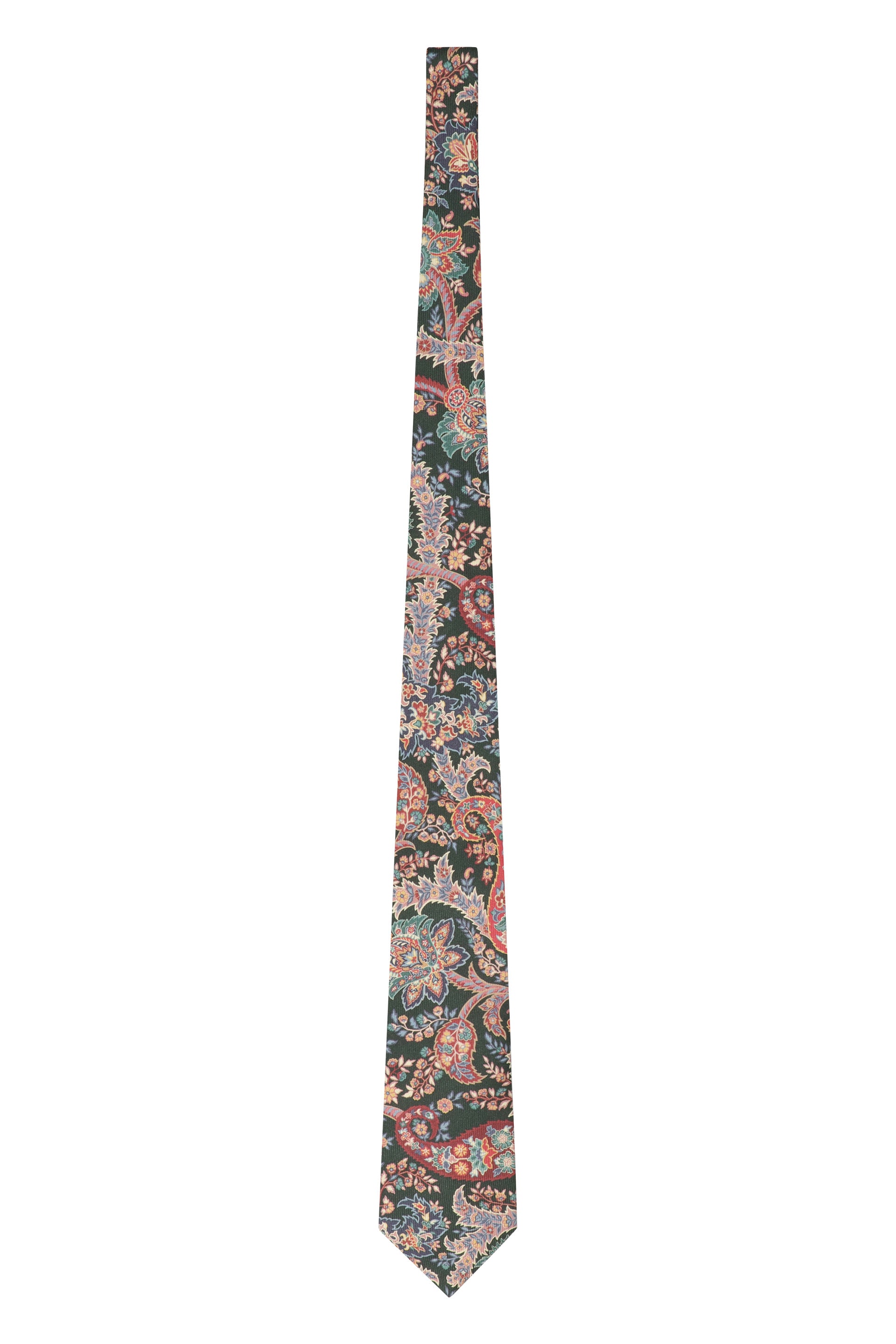 ETRO Elegant Paisley Silk Tie - 8 cm Width