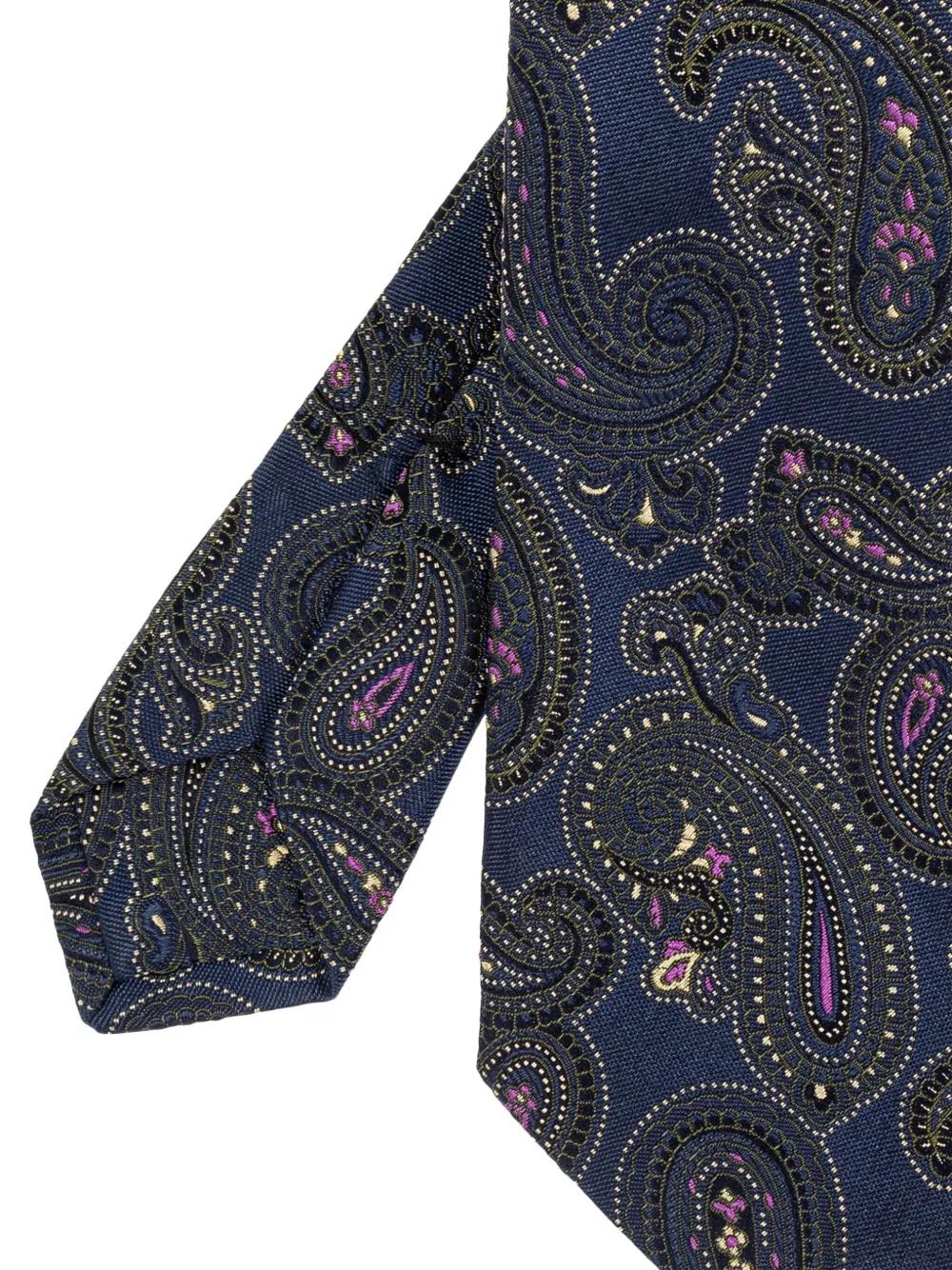 ETRO Paisley Print Silk Tie