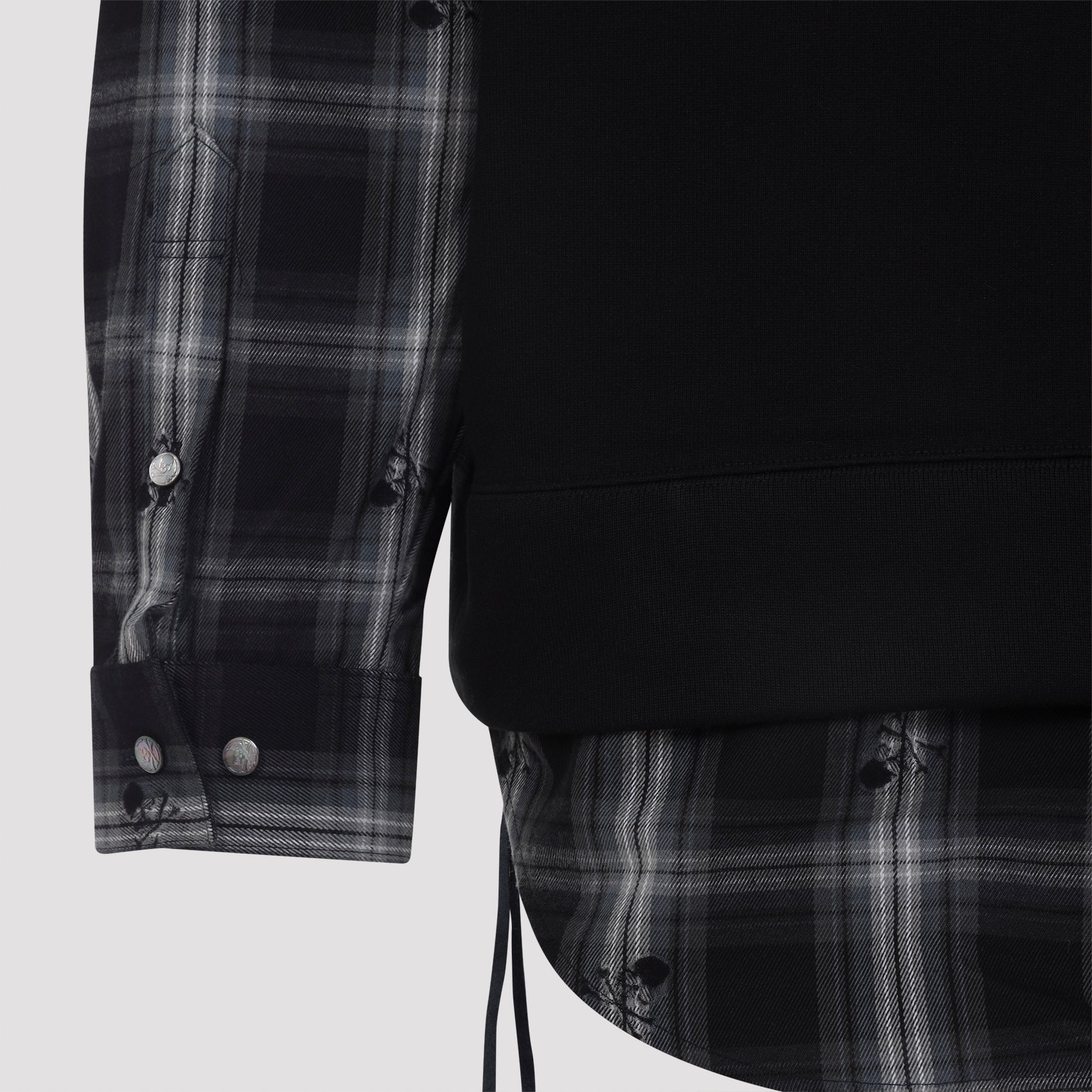MASTERMIND Cozy Plaid Sweatshirt for Men
