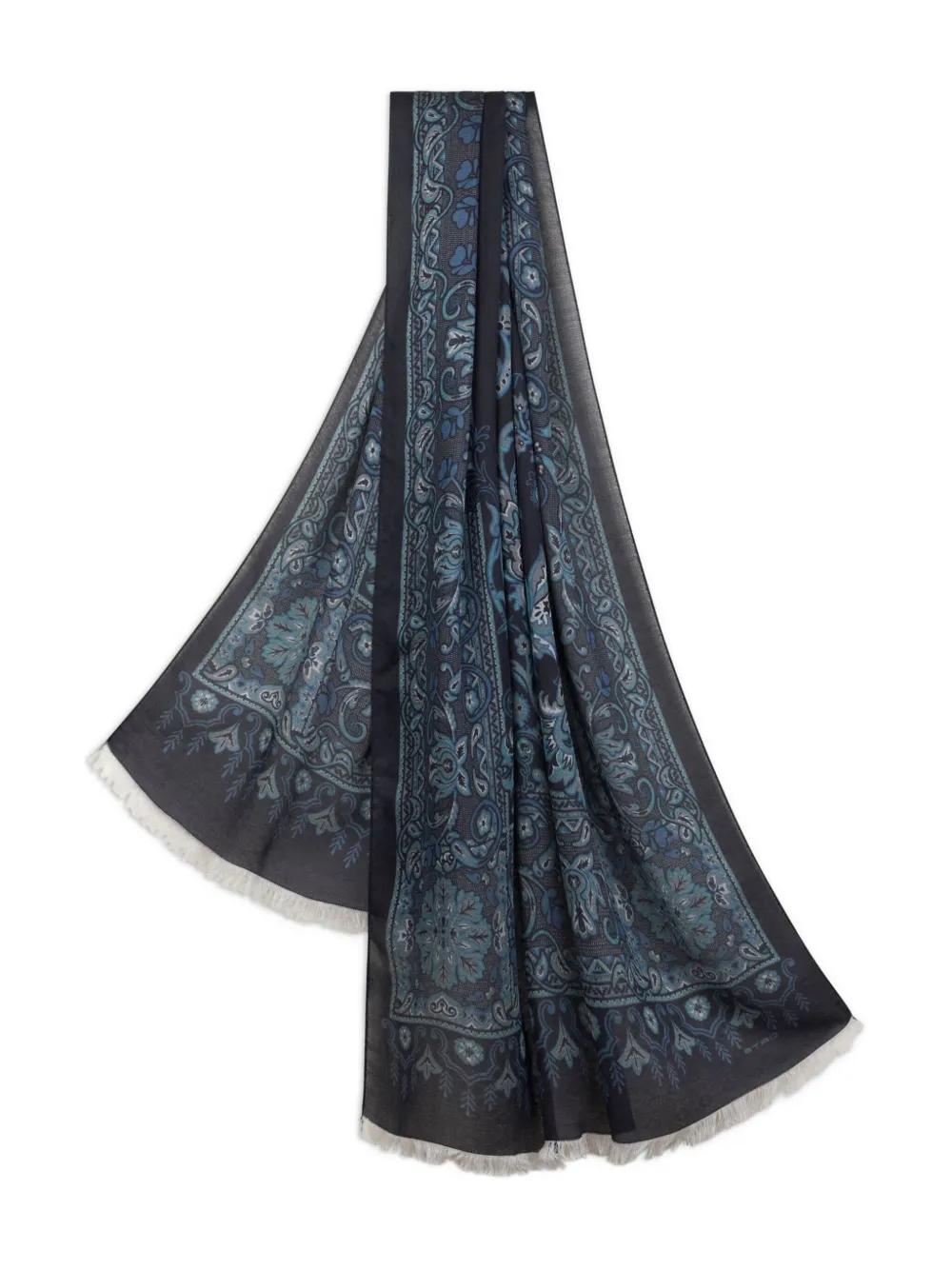 ETRO Paisley Jacquard Scarf for Men