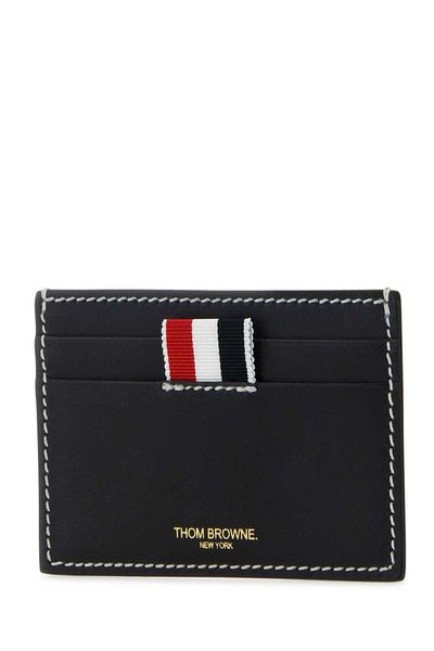 THOM BROWNE Mini 100% Leather Wallet