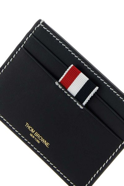 THOM BROWNE Mini 100% Leather Wallet